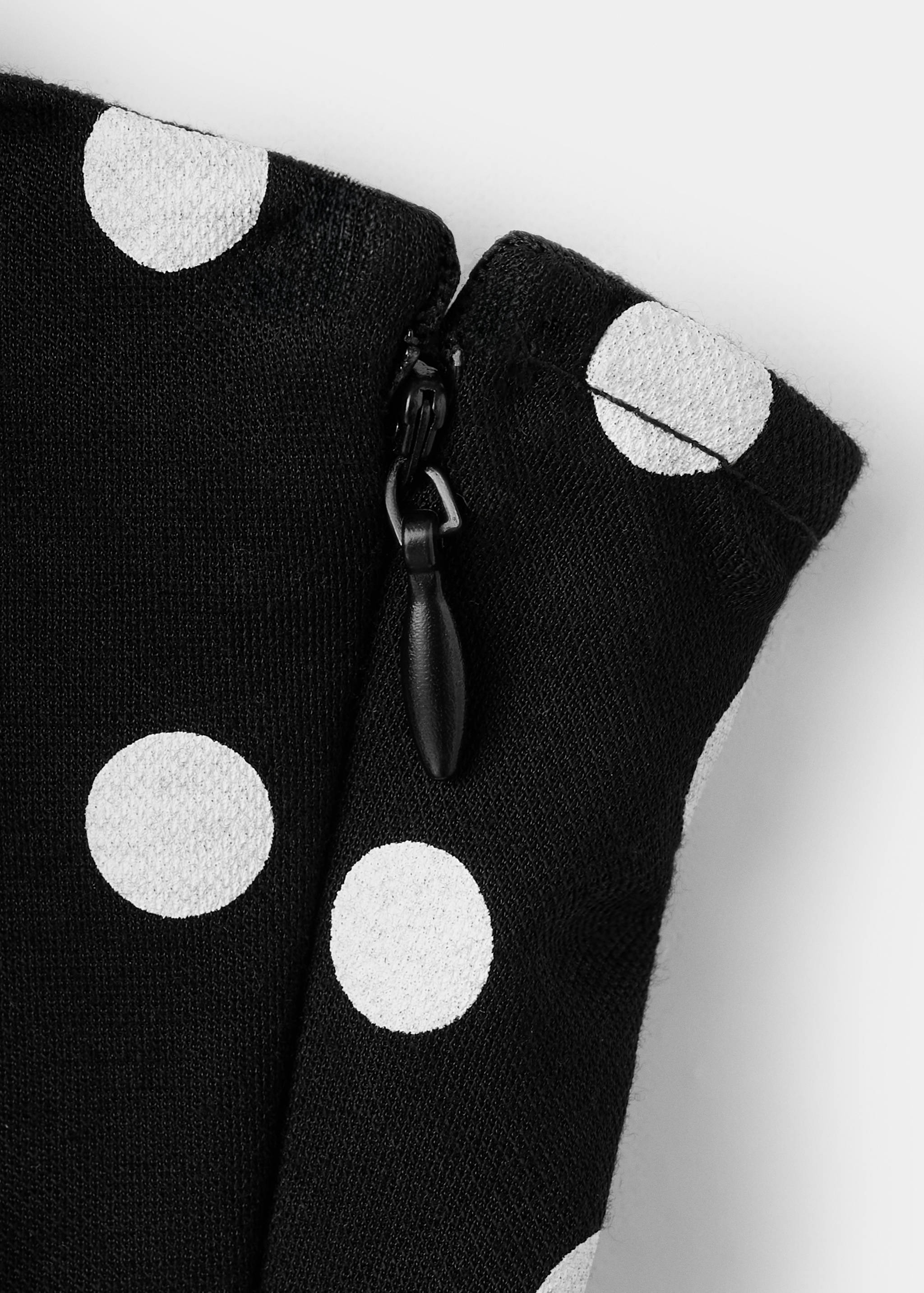 A-line dress with godets - Details of the article 0