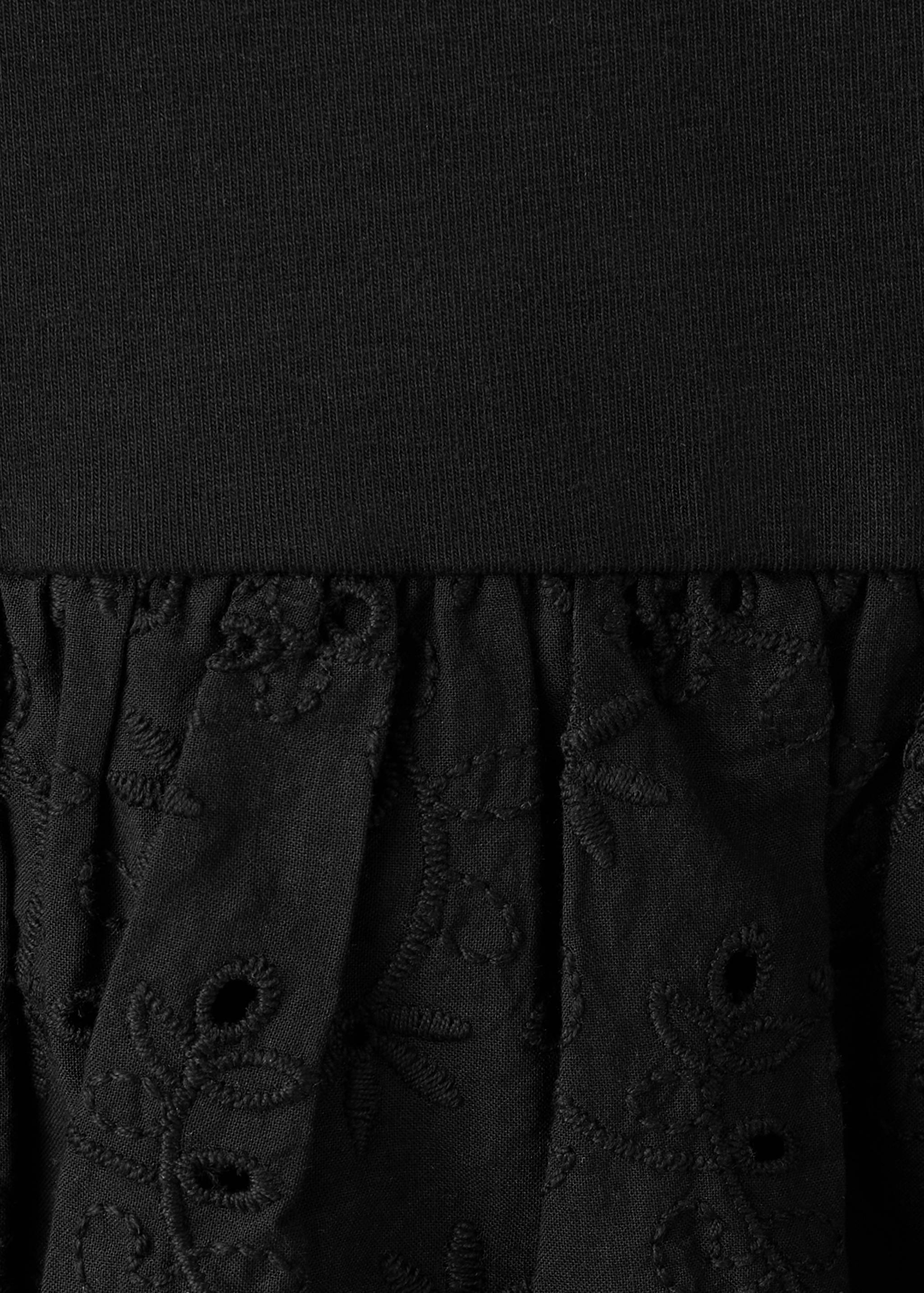 Embroidered cutwork bandeau dress - Details of the article 8