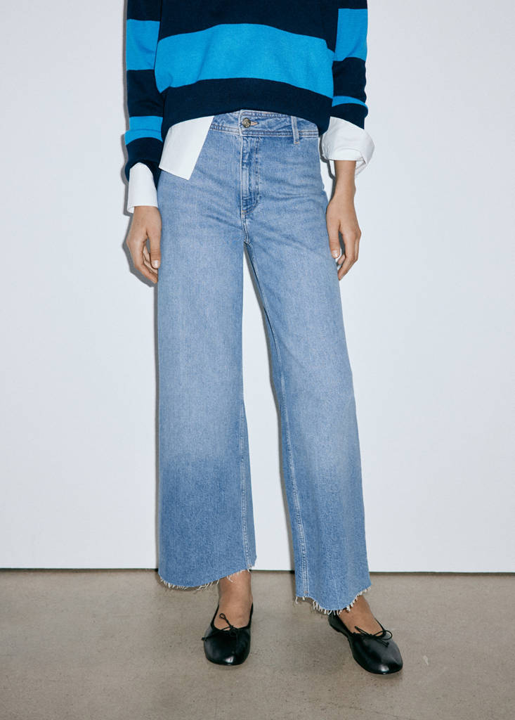 Catherin Culotte High-Rise Jeans