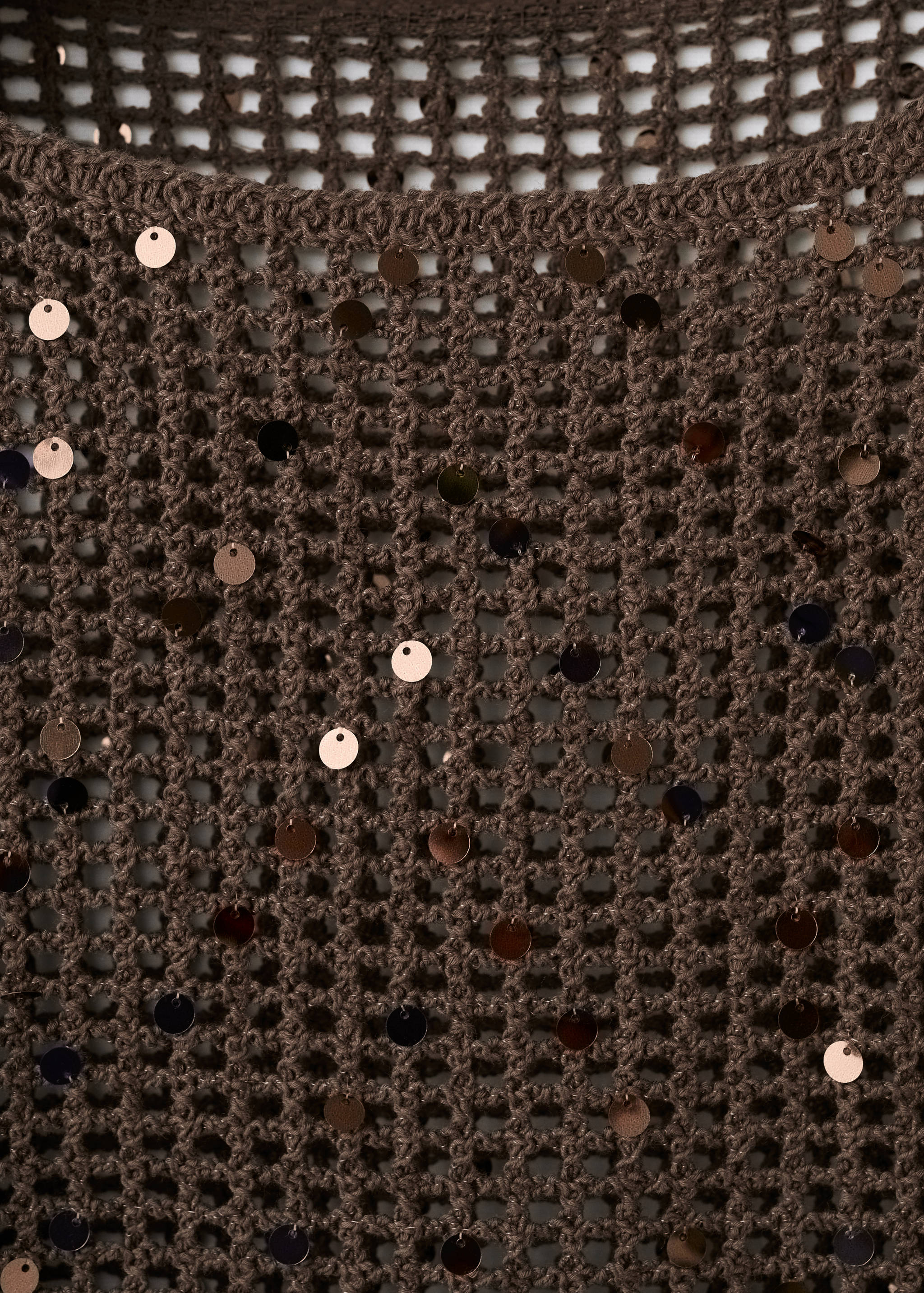 Sequin crochet sweater - Details of the article 8