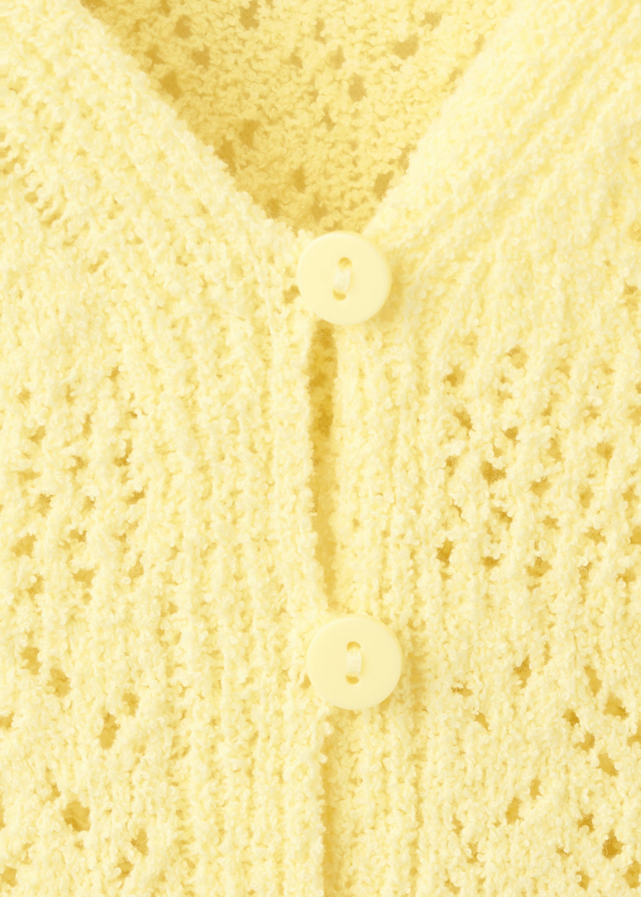 Crochet buttoned gilet - Details of the article 0