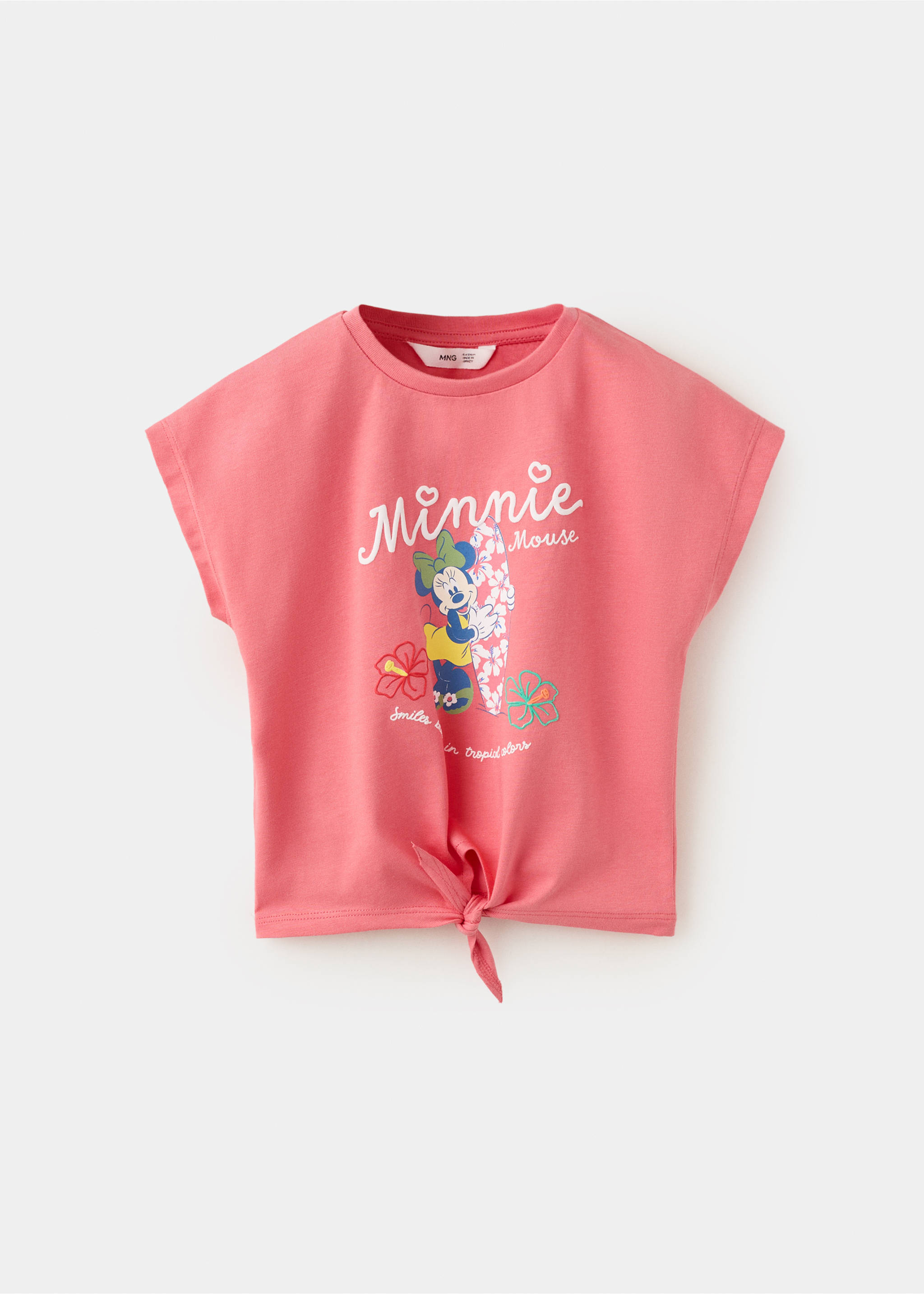 Camiseta Minnie Mouse - Artículo sin modelo, Rojo coral. Ref: 37081385-00.