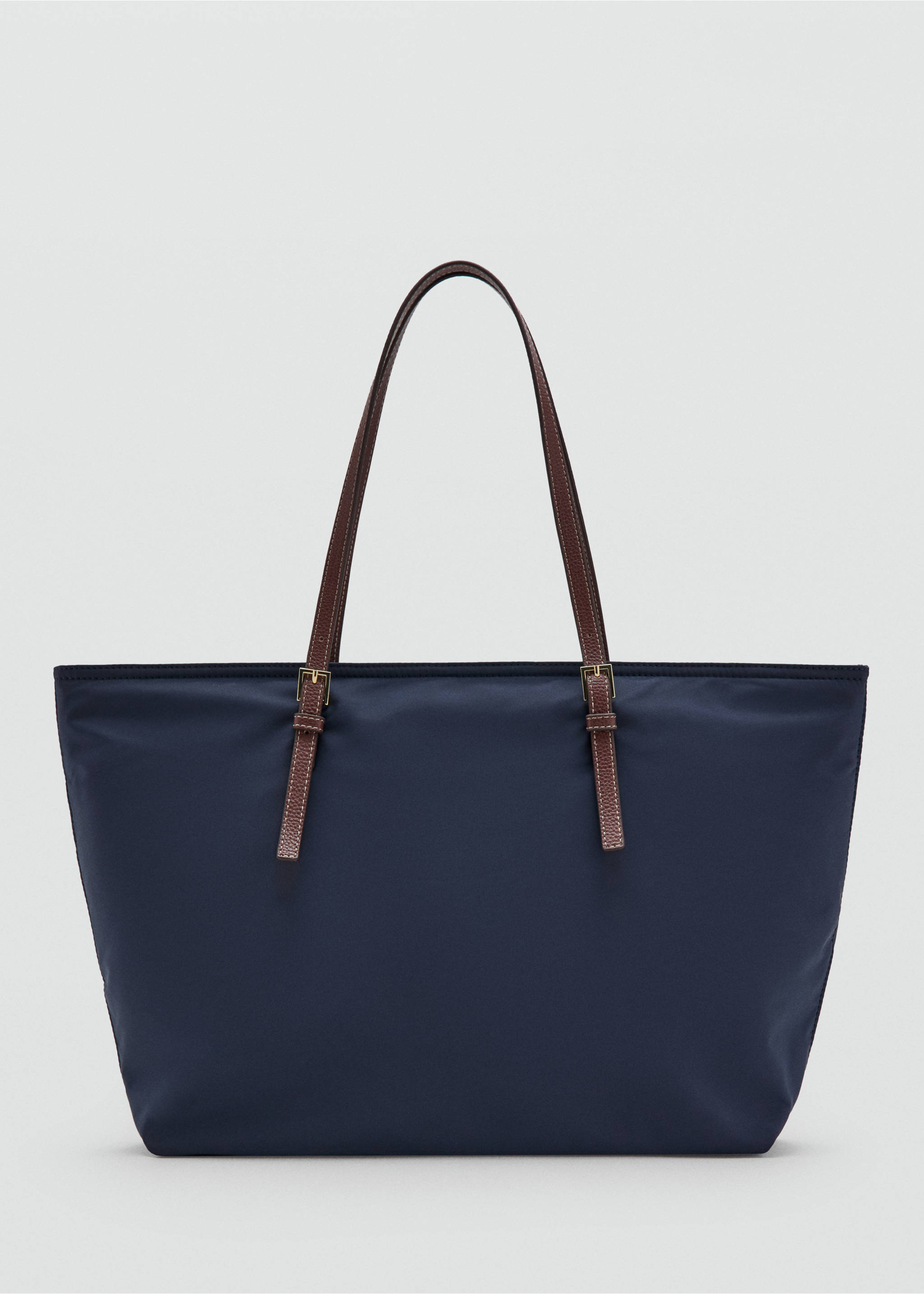 Sac cabas détail boucles - Article sans modèle, Bleu marine. Ref: 37081386-00.