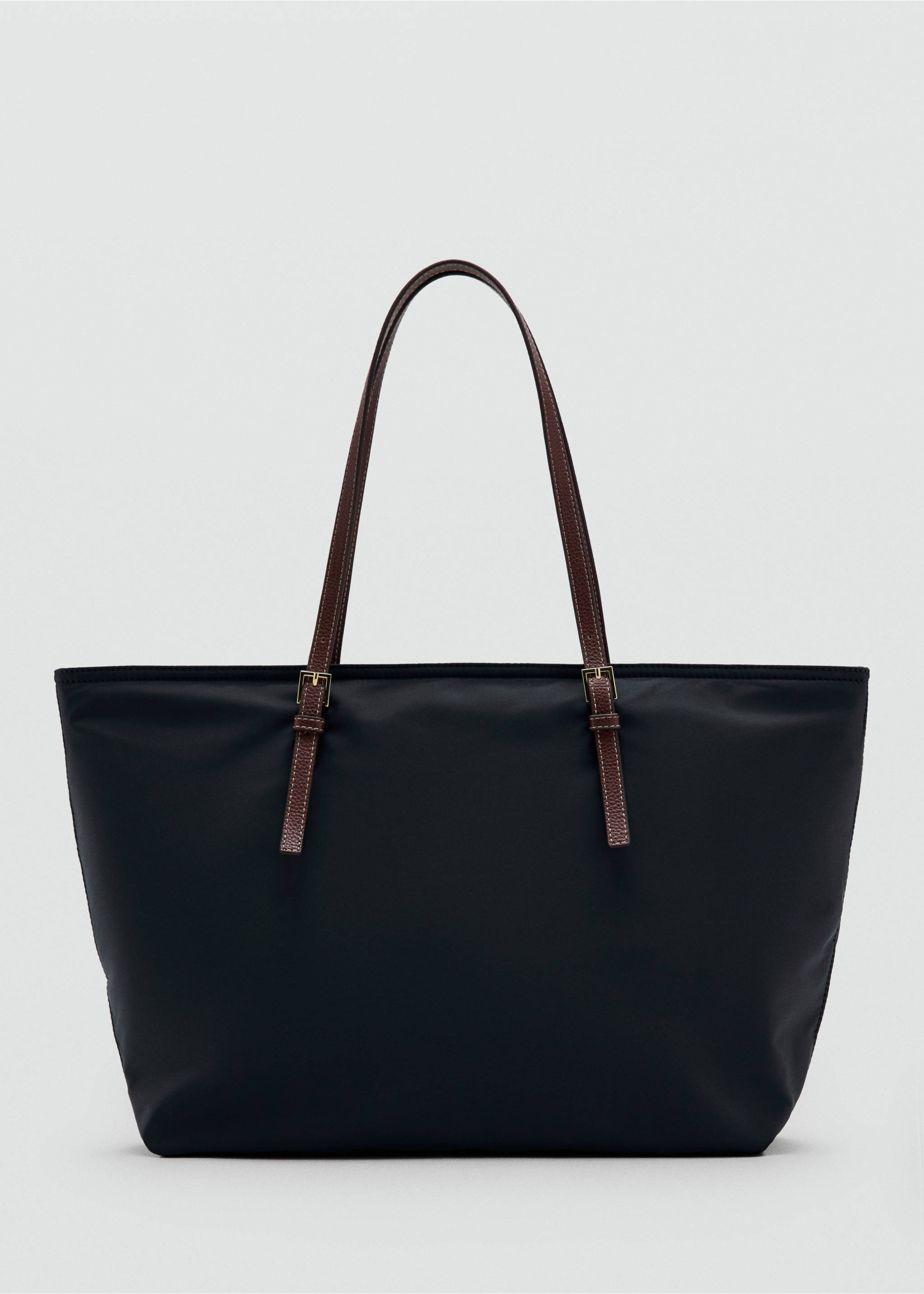 Sac cabas détail boucles - Article sans modèle, Noir. Ref: 37081386-00.