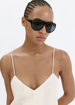 Straight-leg jumpsuit with open back — Ecru 4