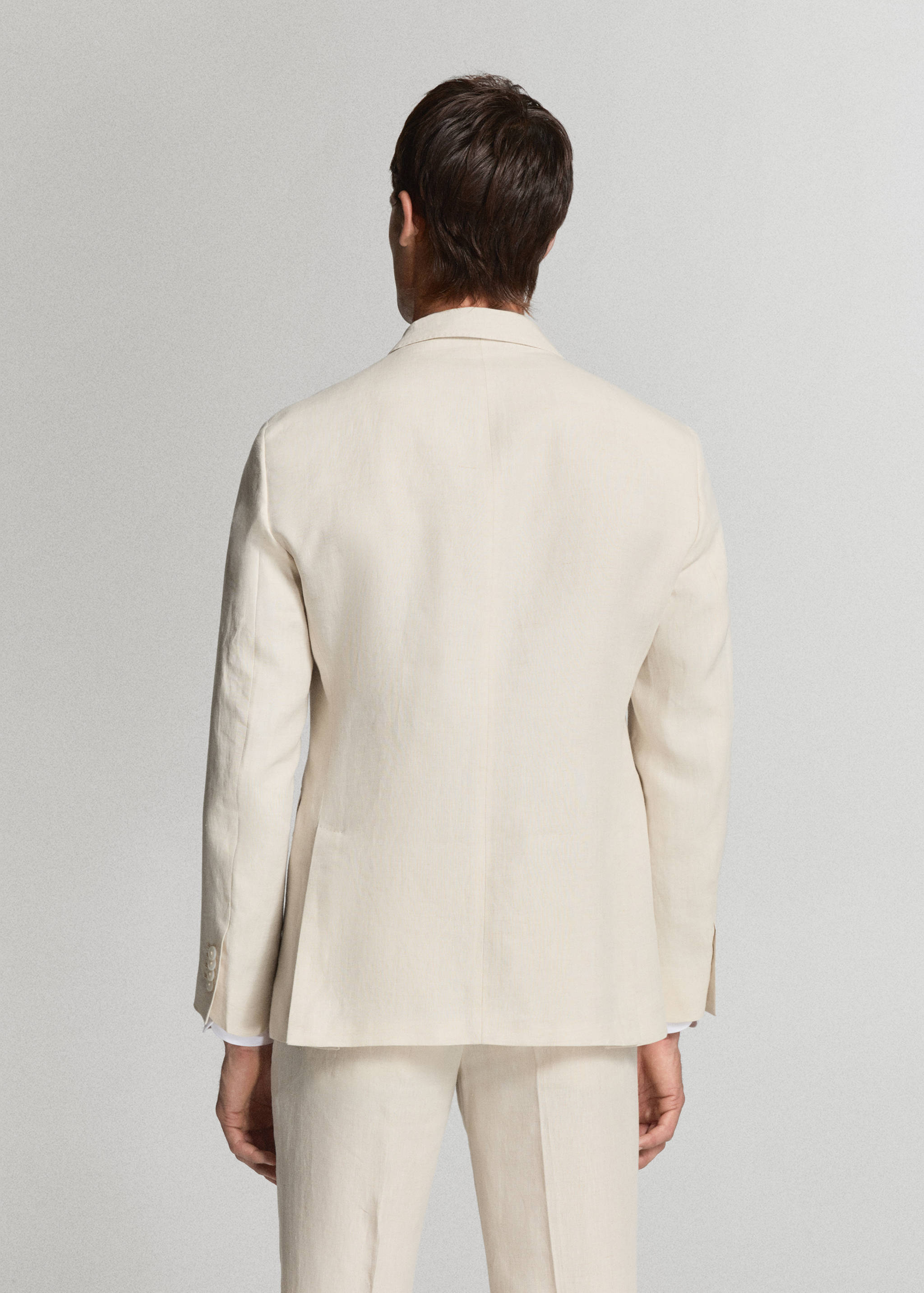 Veste costume Amalfi 100 % lin slim-fit - Verso de l’article