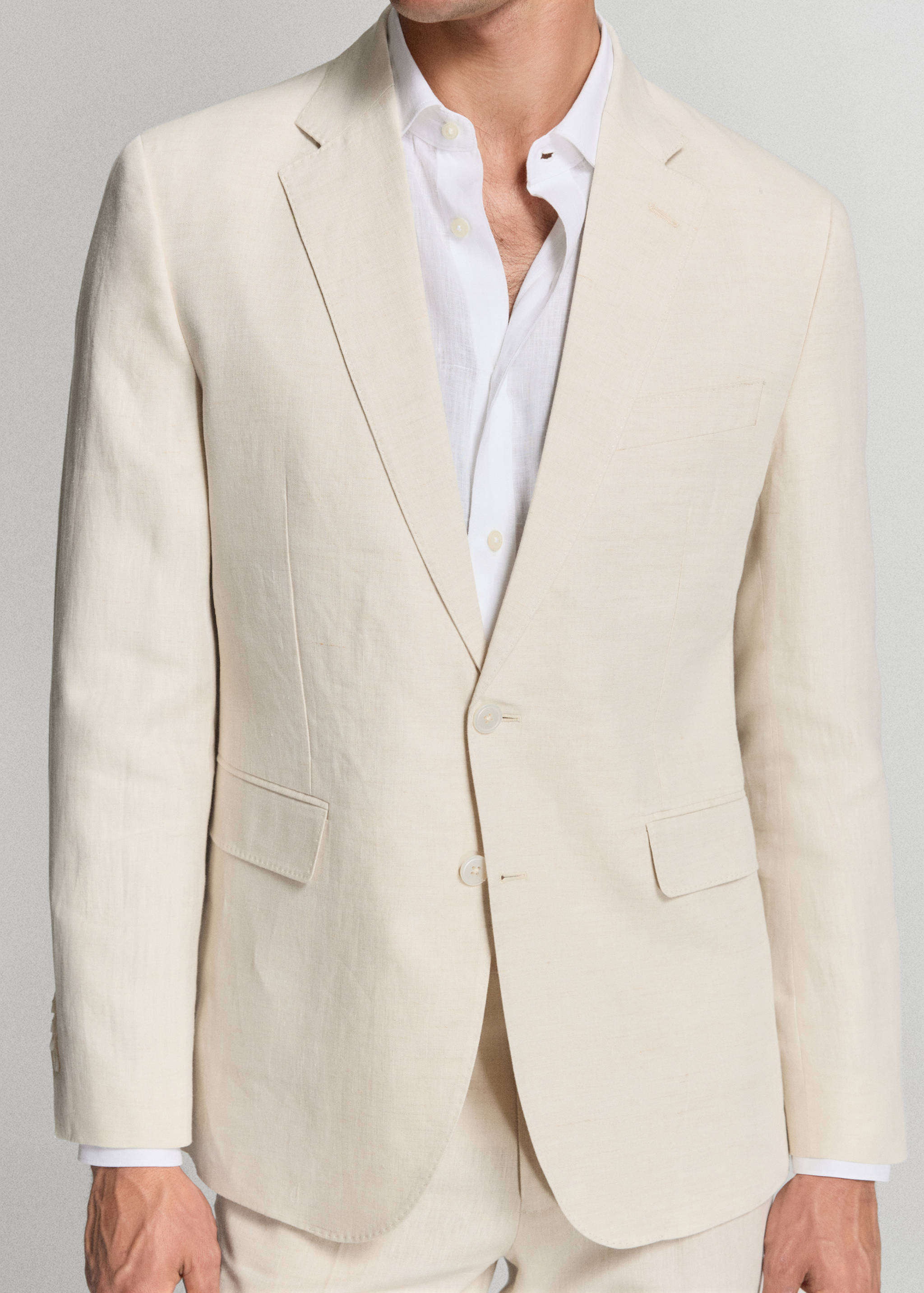 Veste costume Amalfi 100 % lin slim-fit - Détail de l'article 3