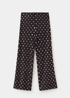 Straight-leg trousers with sequins — Chocolate 5