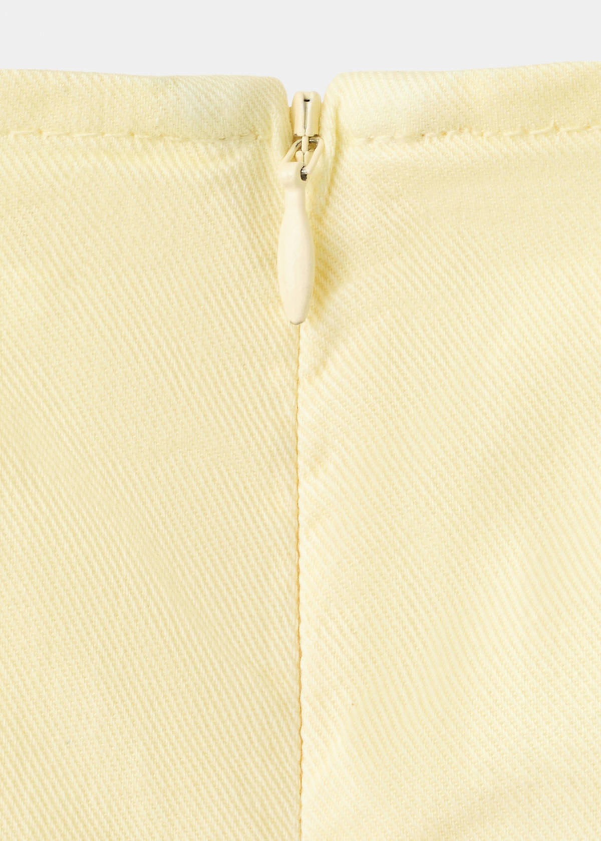 Strappy dress with tie detail — Pastel Yellow