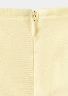 Strappy dress with tie detail — Pastel Yellow 8
