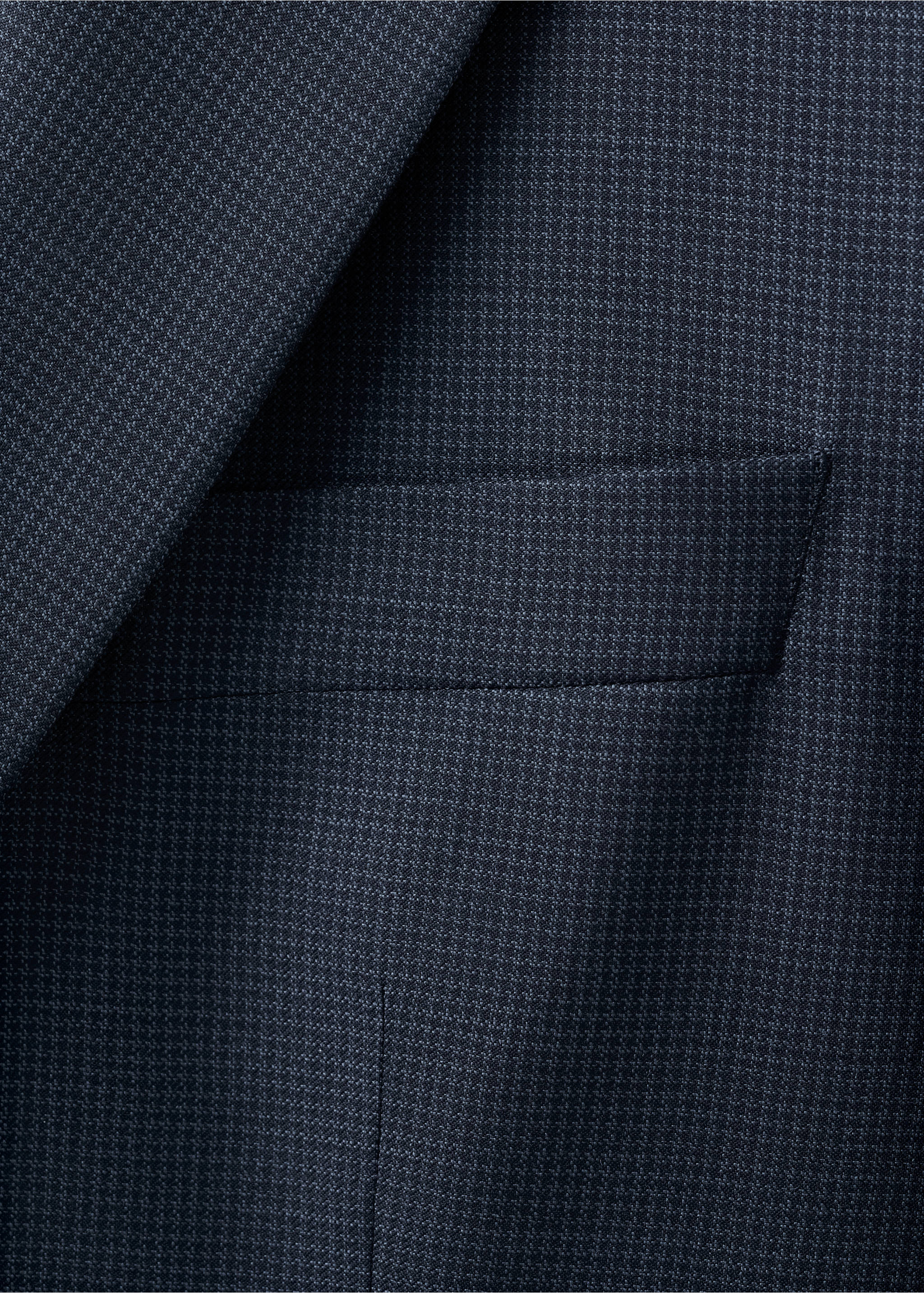 Veste costume Turín 100 % laine - Détail de l'article 8, Bleu marine foncé. Ref: 37081402-00.