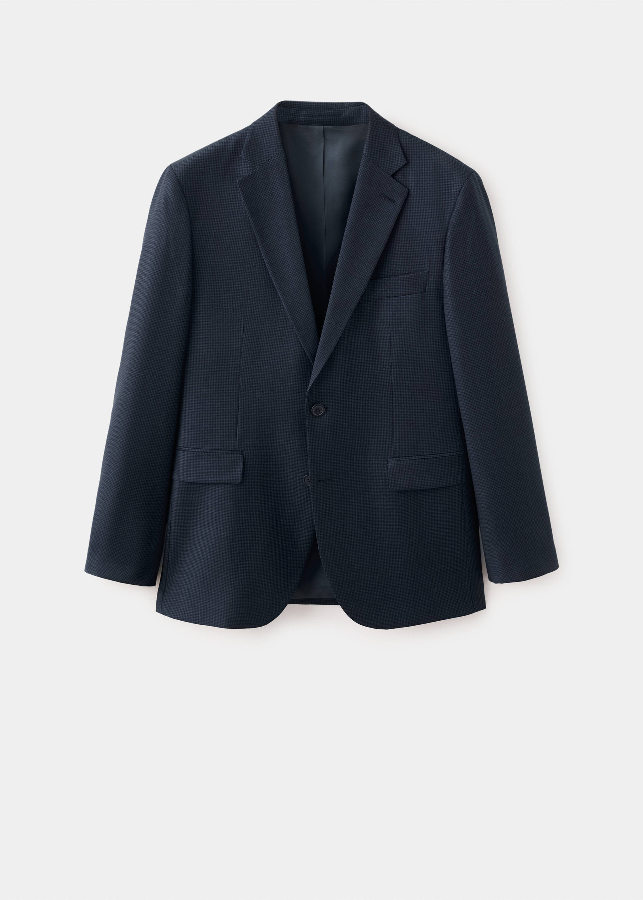 Veste costume Turín 100 % laine - Article sans modèle, Bleu marine foncé. Ref: 37081402-00.