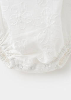 Embroidered details romper — Off White 5