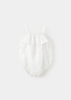 Embroidered details romper — Off White 2