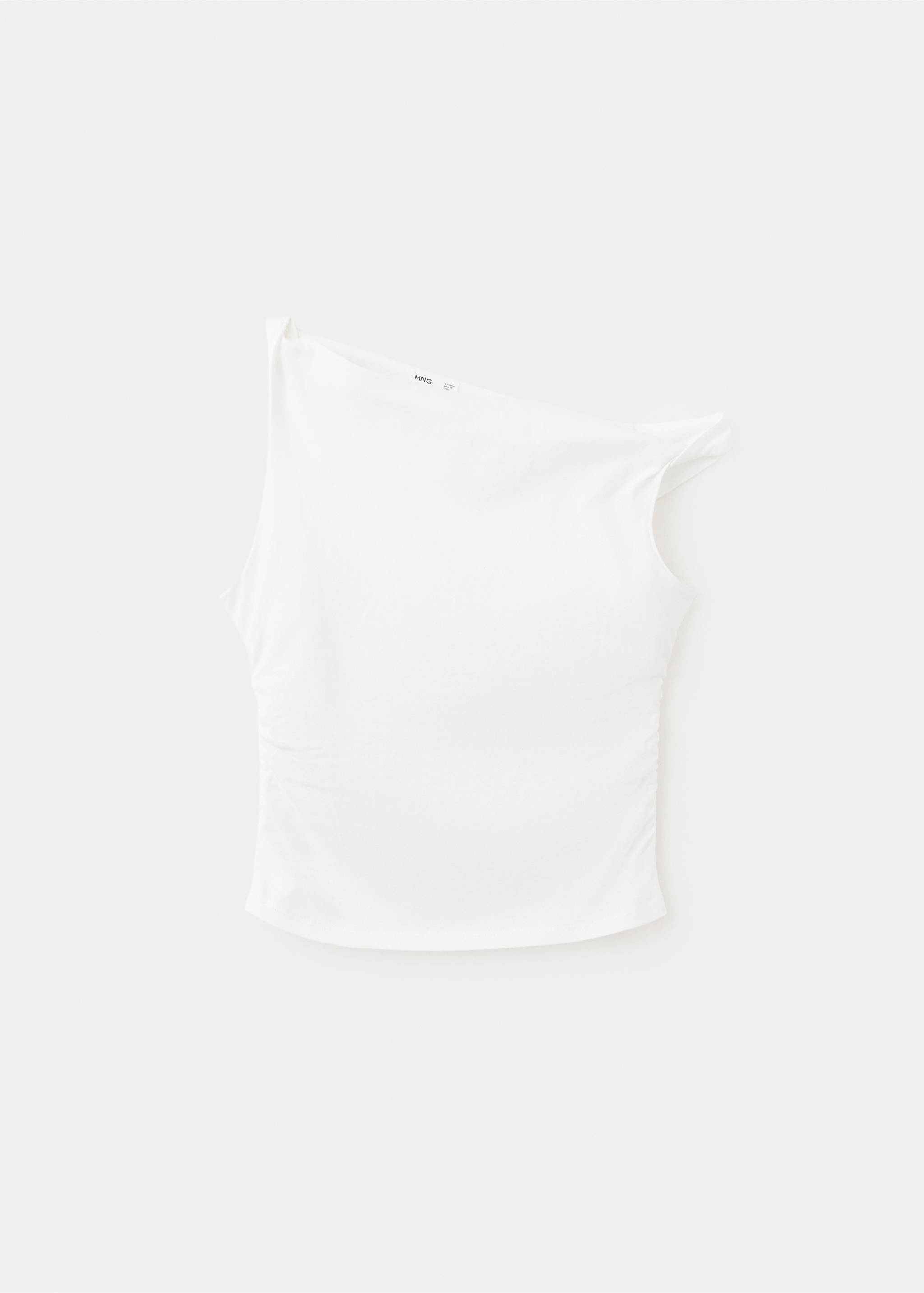 T-shirt col bateau - Article sans modèle, Blanc cassé. Ref: 37081409-00.