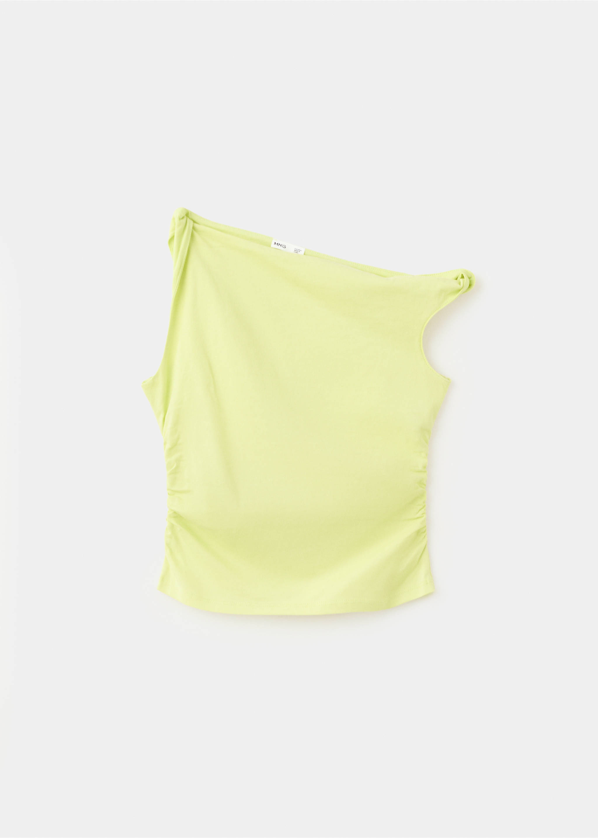 T-shirt col bateau - Article sans modèle, Citron vert. Ref: 37081409-00.