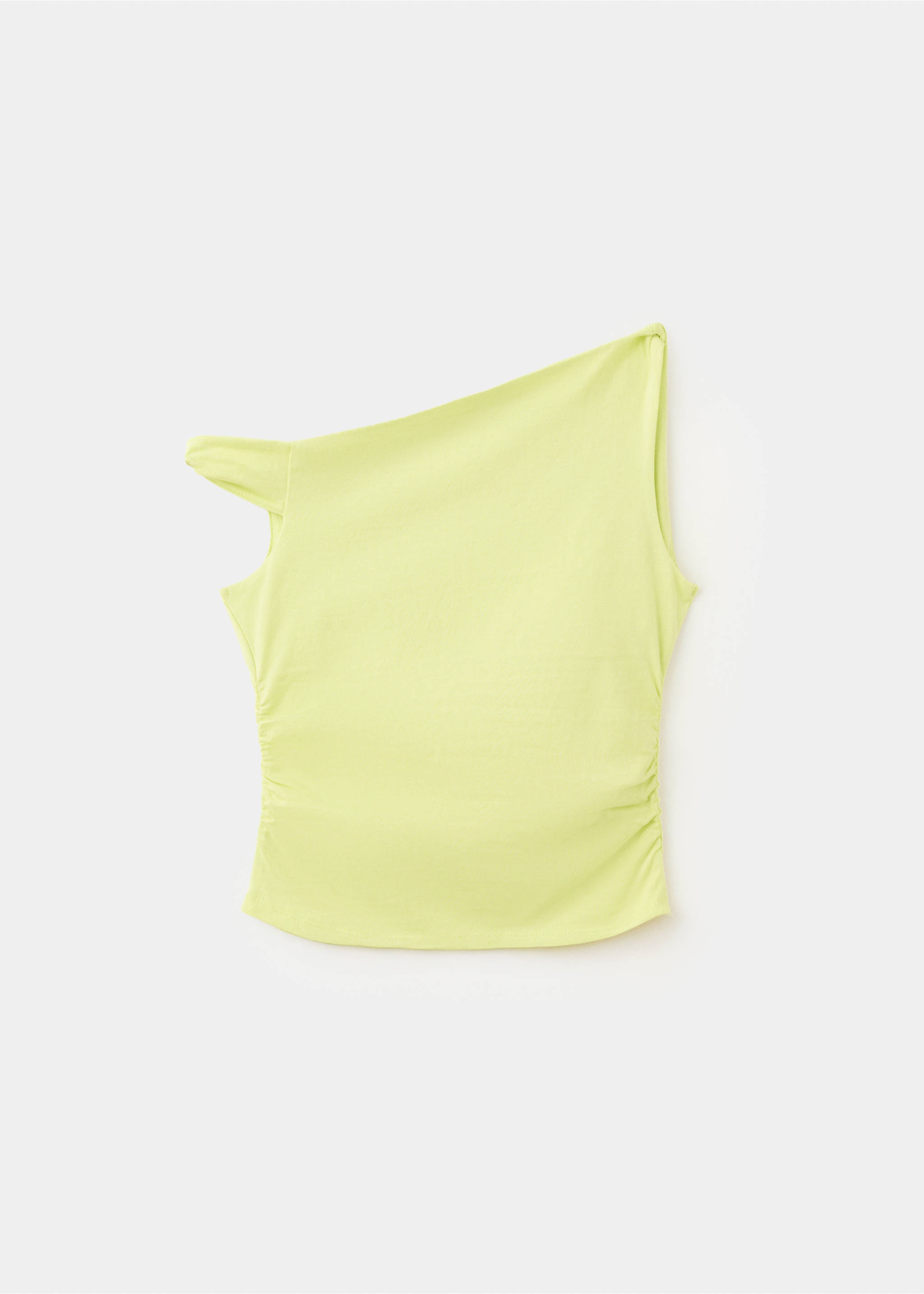 T-shirt col bateau - Verso de l’article, Citron vert. Ref: 37081409-00.