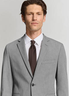 Super slim-fit suit jacket in stretch fabric — Grey 4