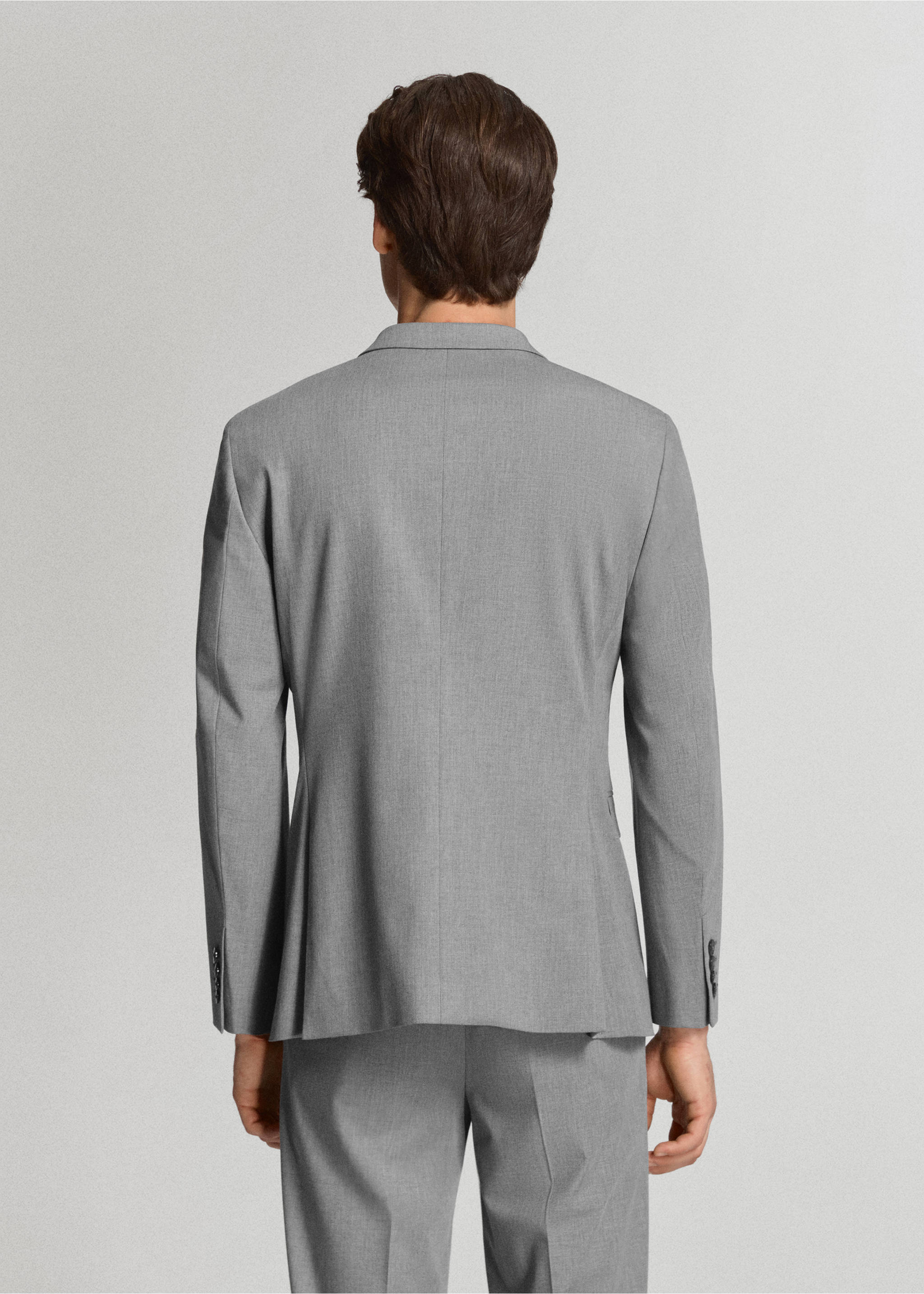 Americana traje París super slim fit - Reverso del artículo, Gris. Ref: 37081414-02.