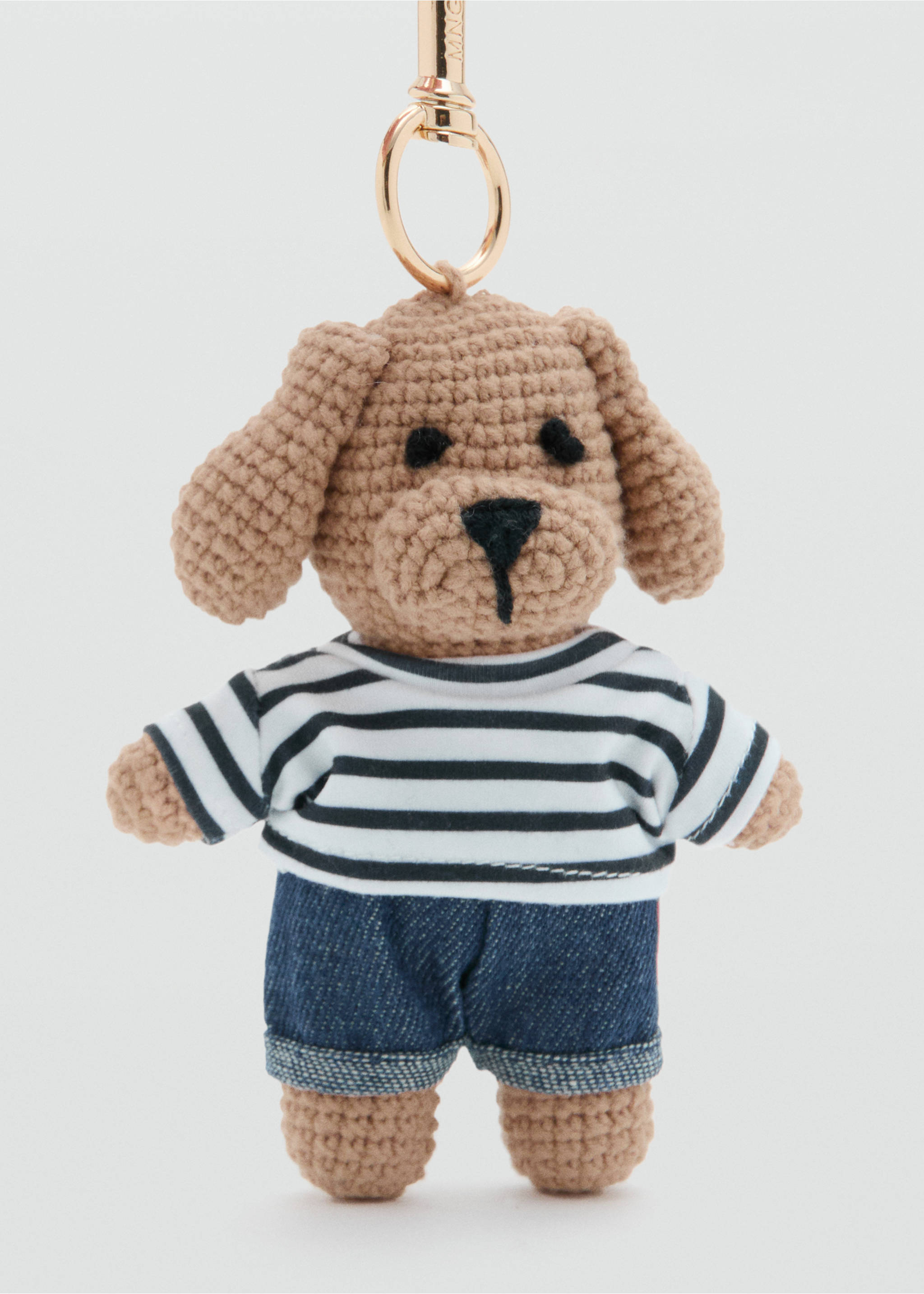 Plush keychain - Medium plane, Beige. Ref: 37081418-00.