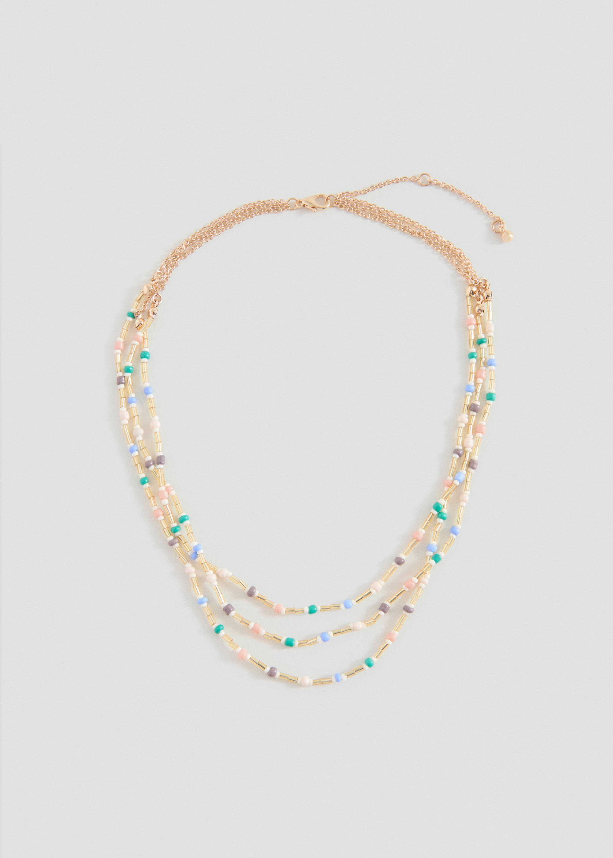 Multichain bead necklace - Article without model