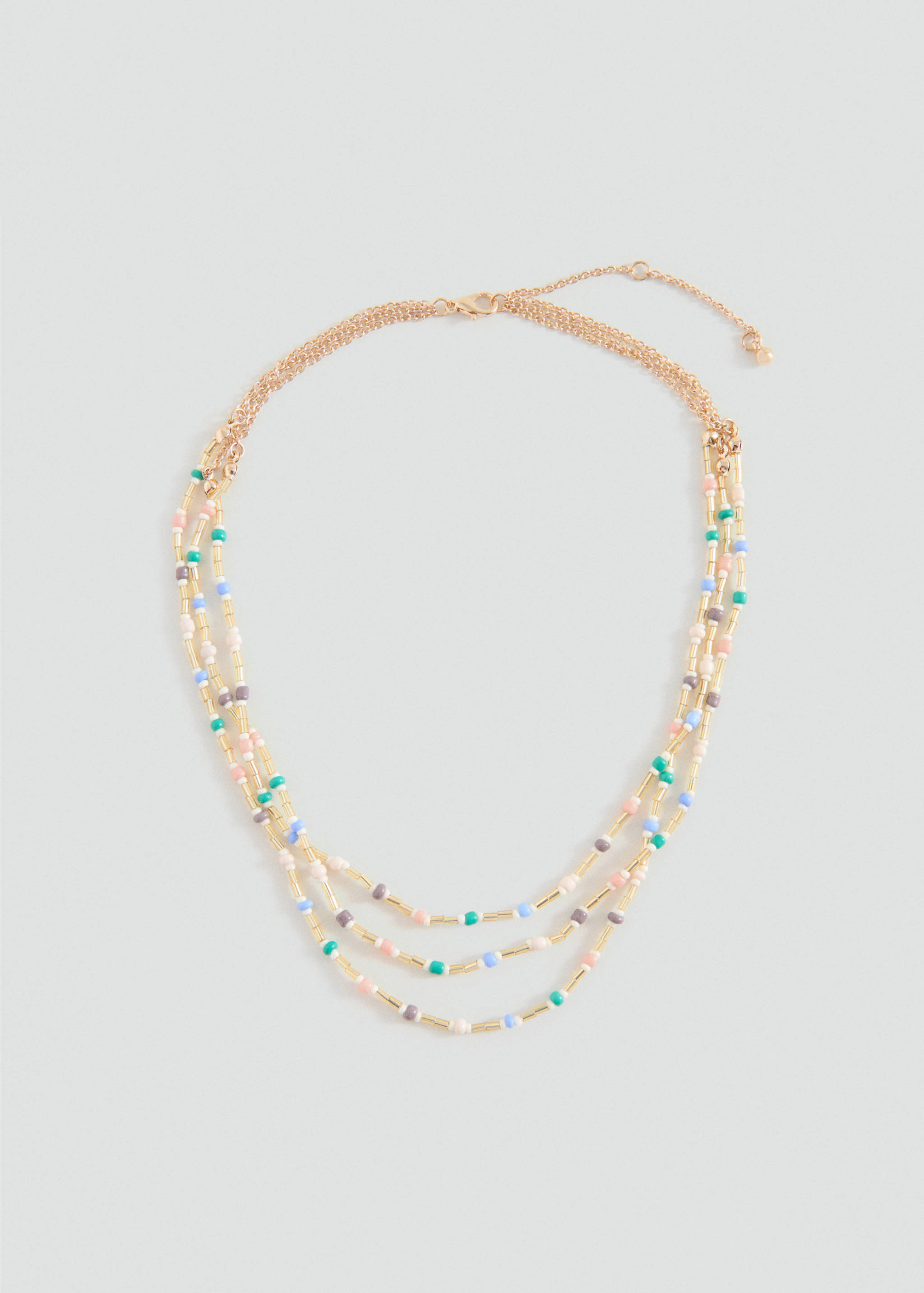 Multichain bead necklace - Article without model