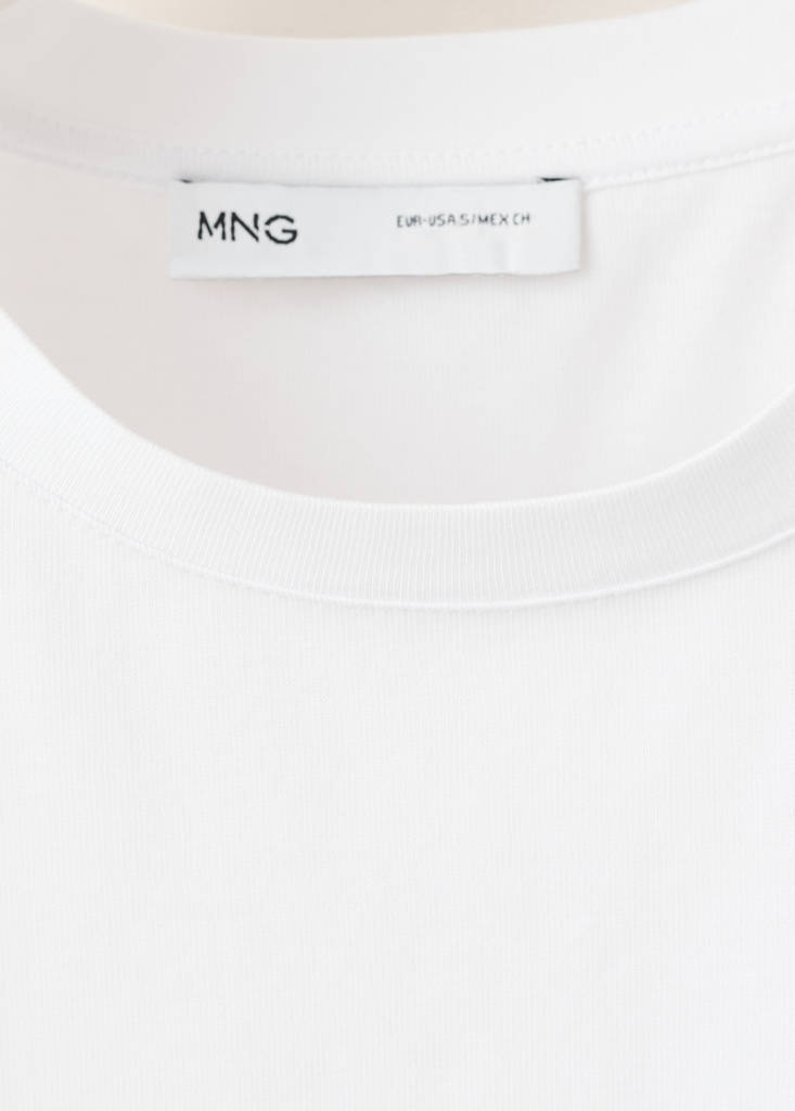 Short-sleeved cotton t-shirt — White