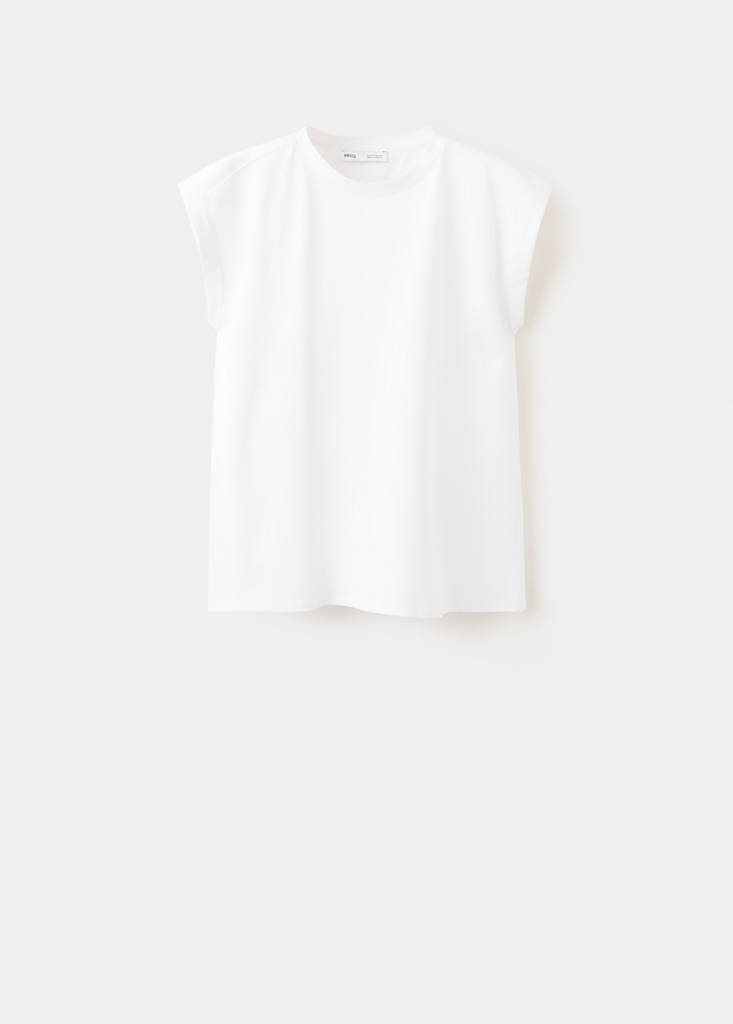 Short-sleeved cotton t-shirt — White