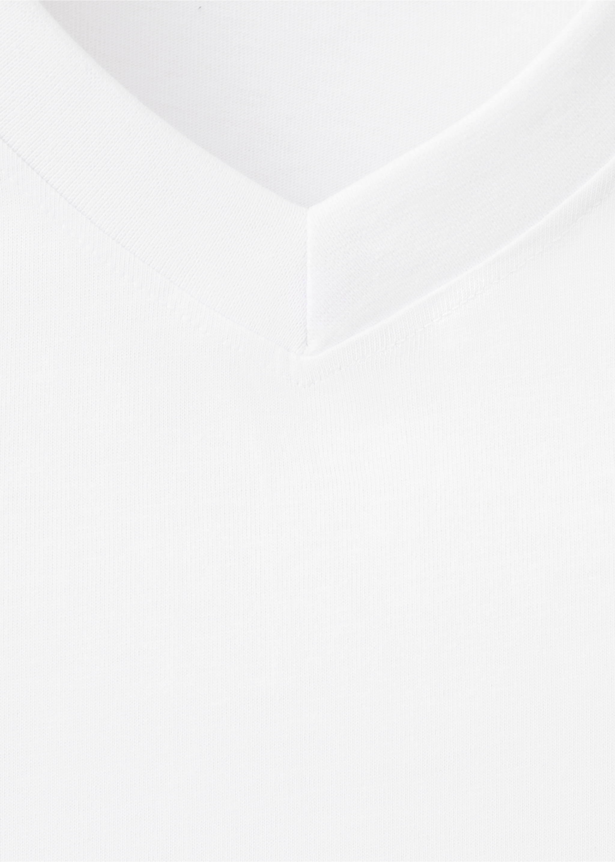 Camiseta slim fit 180gsm - Detalle del artículo 8, Blanco. Ref: 37081426-00.