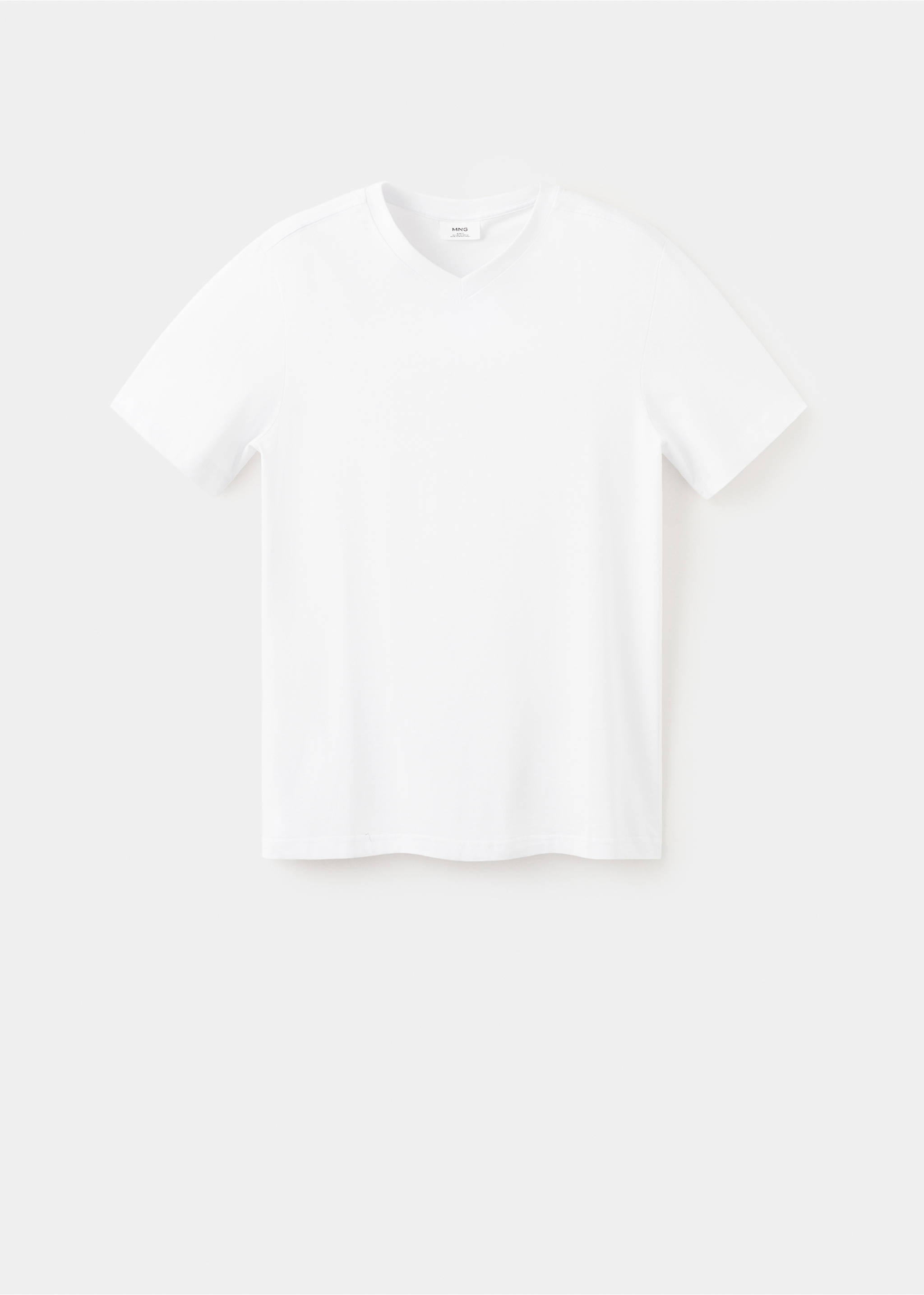 Camiseta slim fit 180gsm - Artículo sin modelo, Blanco. Ref: 37081426-00.