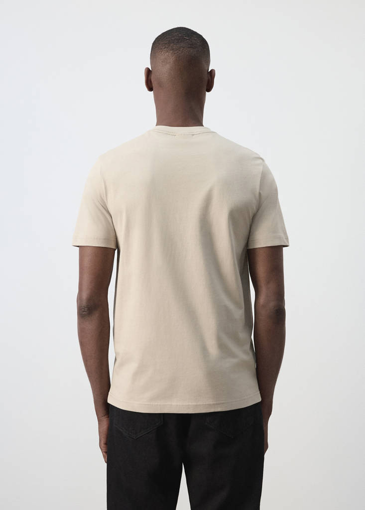 Slim fit T-shirt 180gsm — Sand