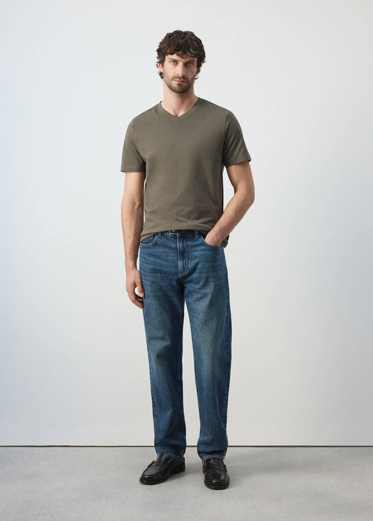 Slim fit T-shirt 180gsm — Khaki
