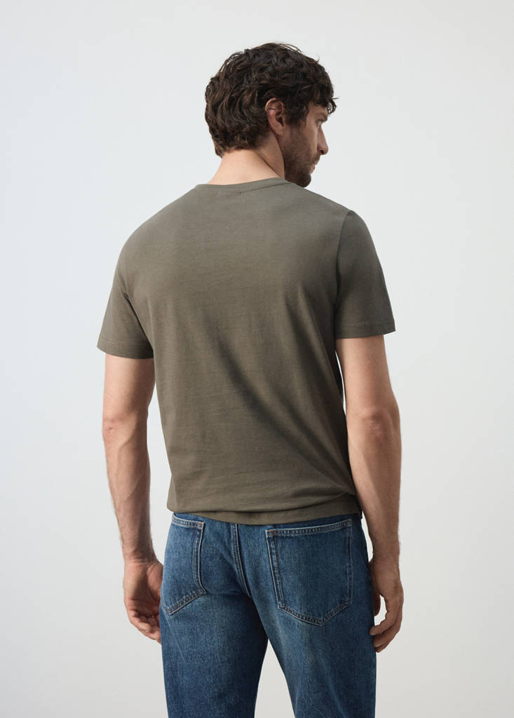 Slim fit T-shirt 180gsm — Khaki
