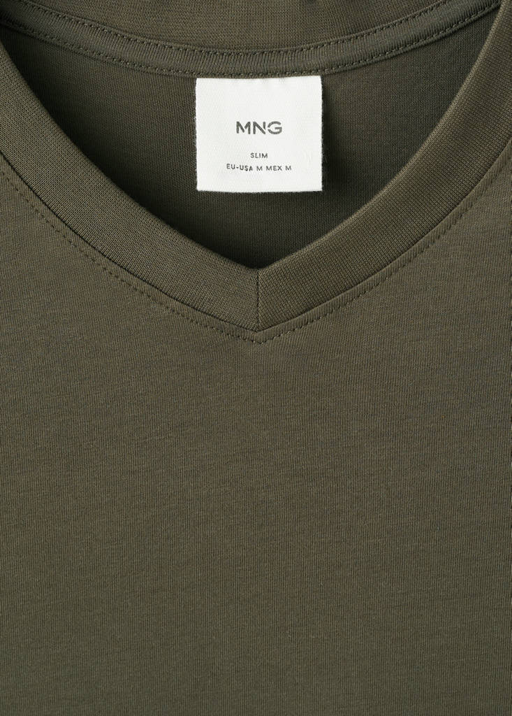 Slim fit T-shirt 180gsm — Khaki