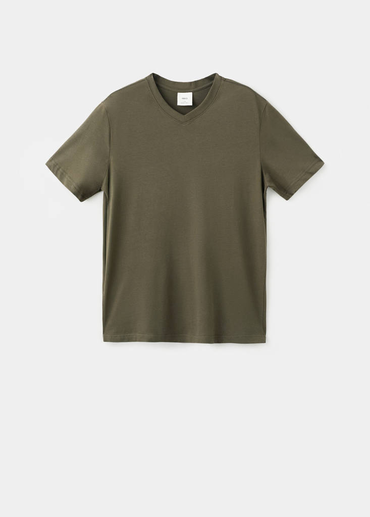 Slim fit T-shirt 180gsm — Khaki