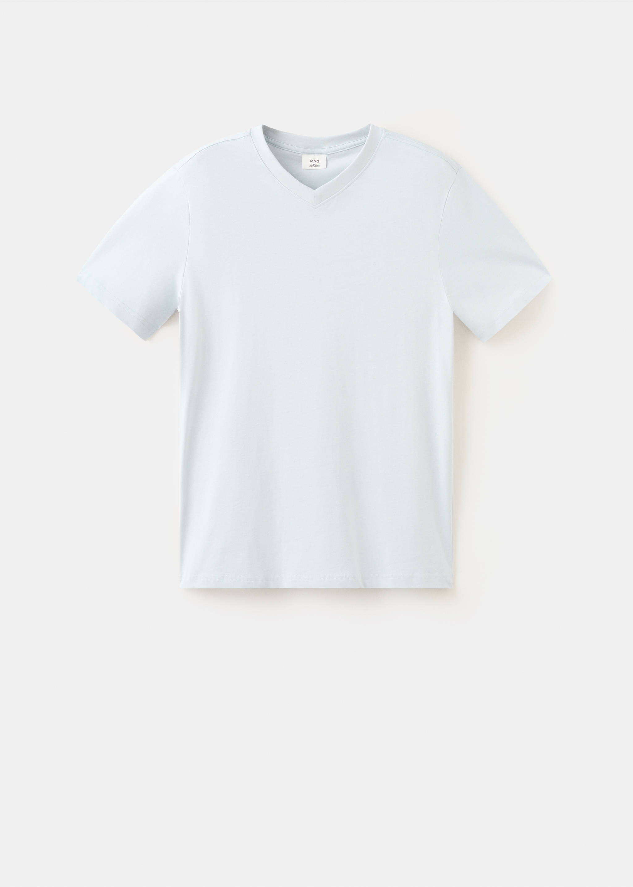 Slim fit T-shirt 180gsm - Article without model, Aqua Green. Ref: 37081426-00.