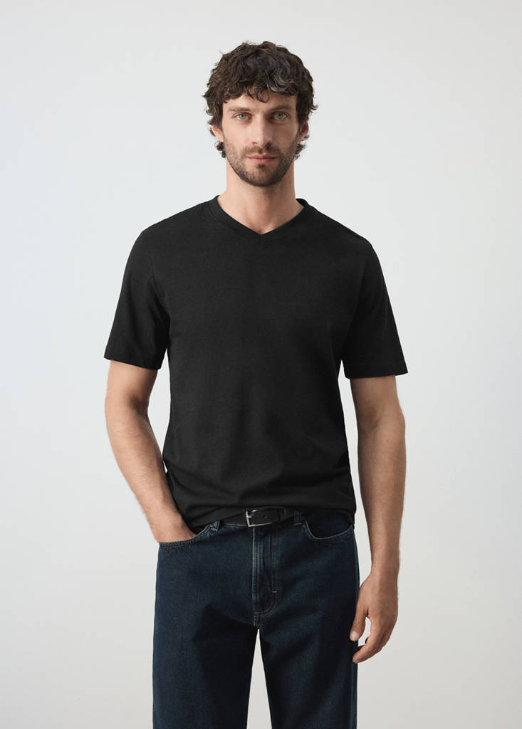 Slim fit T-shirt 180gsm — Black