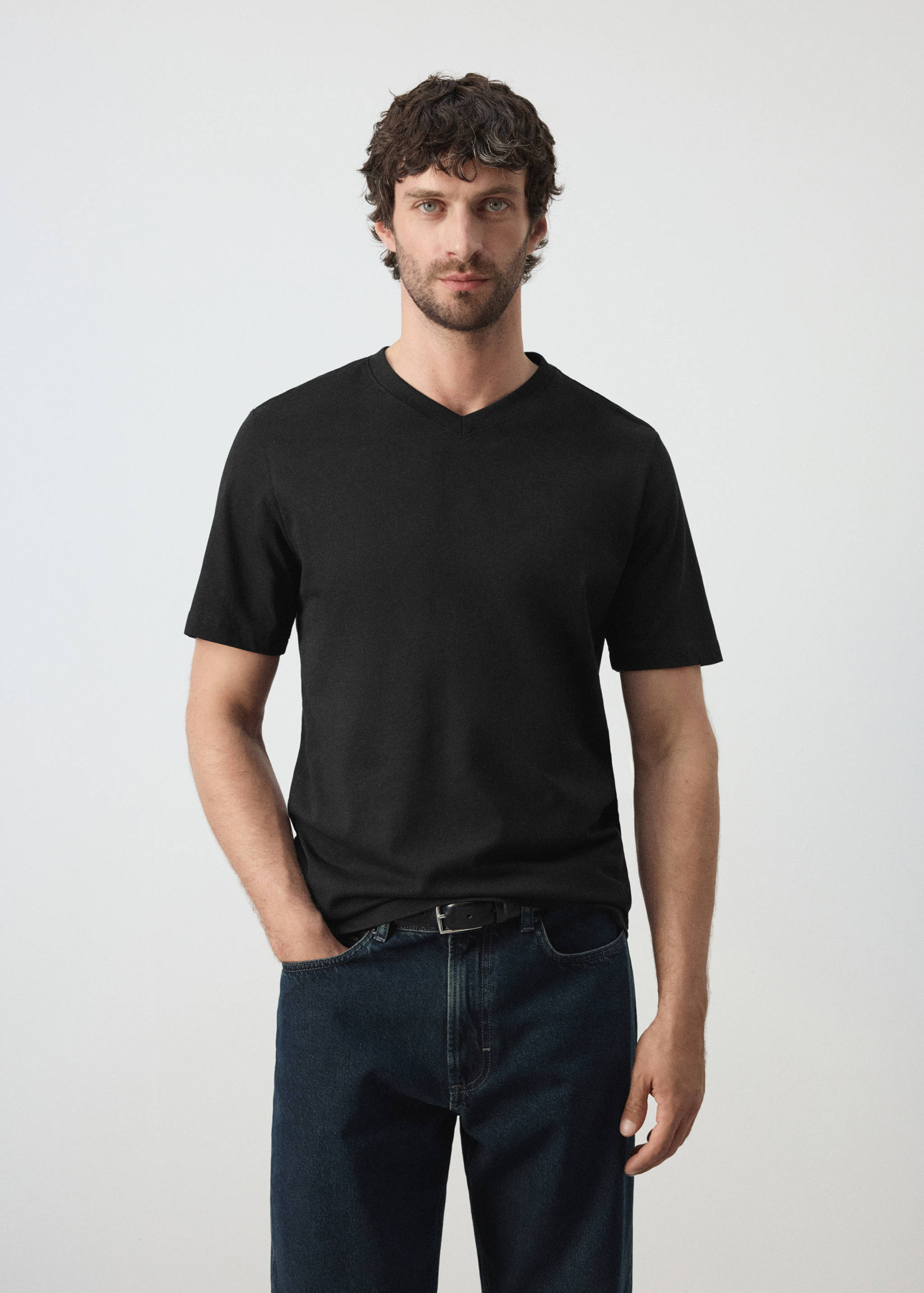 Slim fit T-shirt 180gsm - Medium plane
