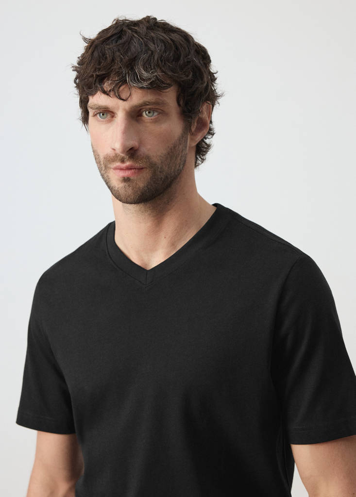 Slim fit T-shirt 180gsm — Black