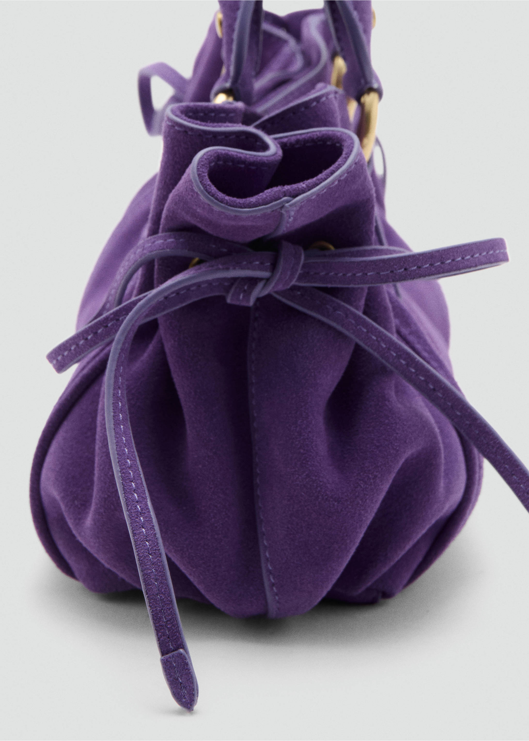 Sac porté main cuir - Détail de l'article 1, Violet. Ref: 37081430-00.