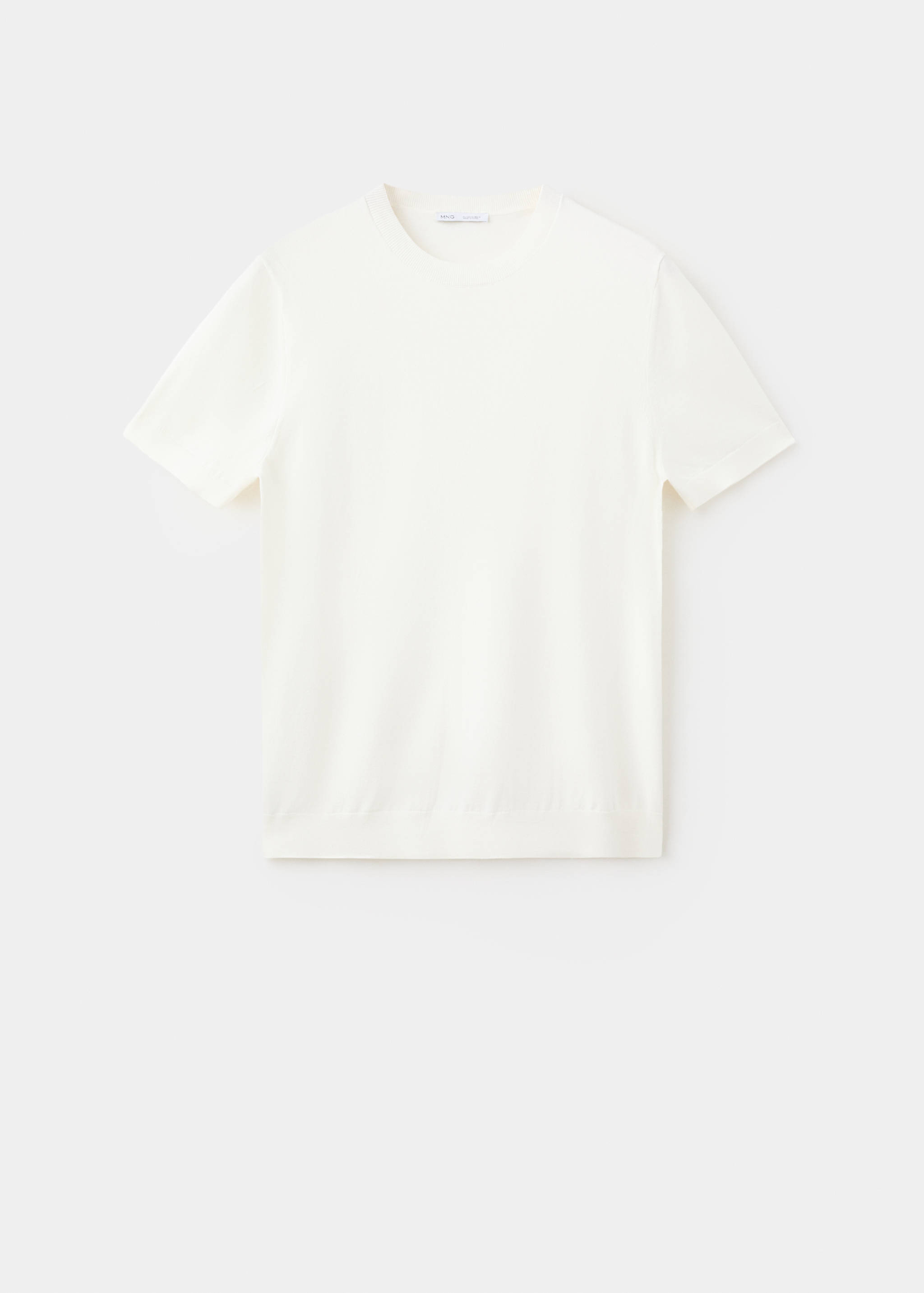 Camiseta punto fino algodón - Artículo sin modelo