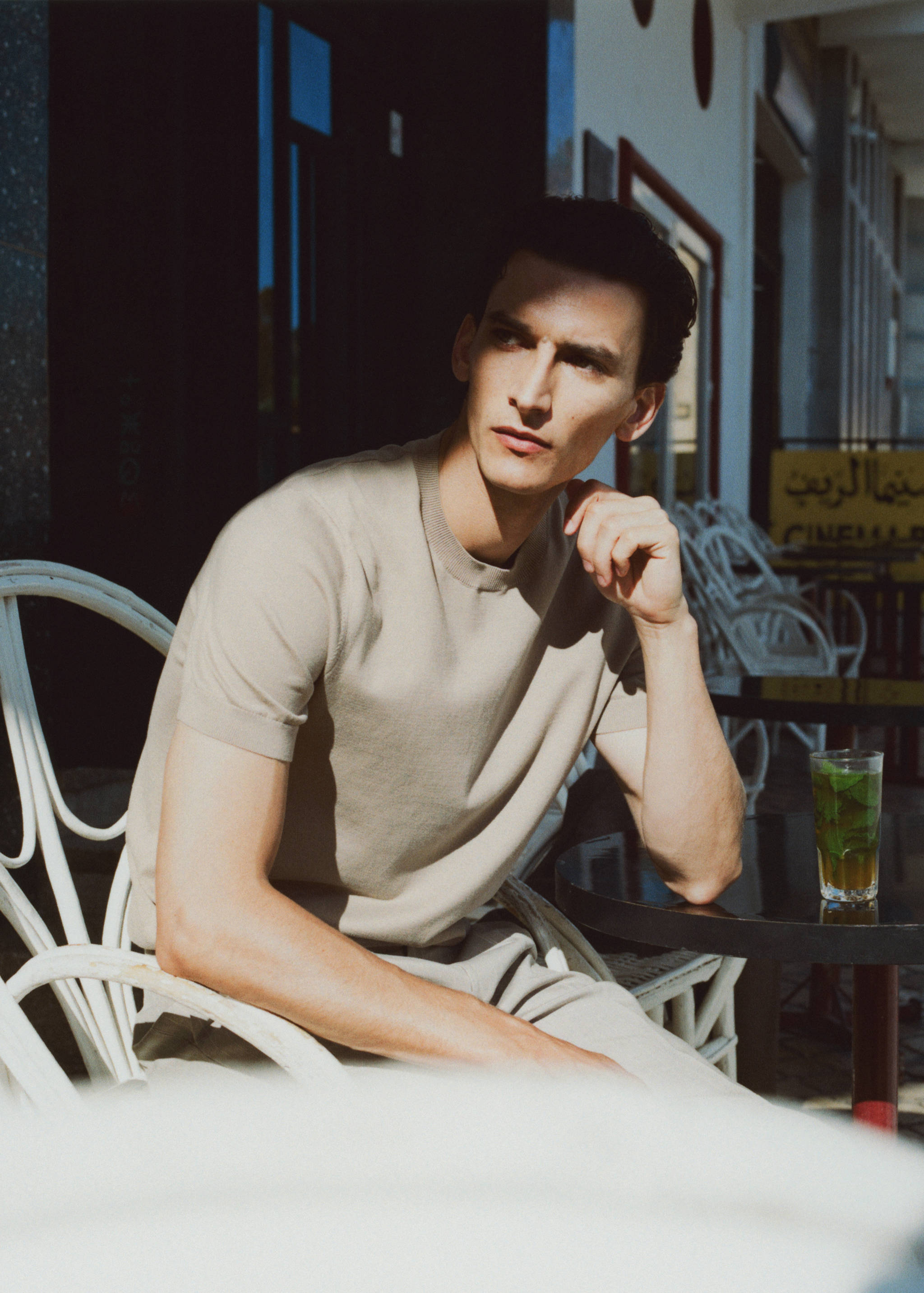 Fine-knit 100% cotton T-shirt - Details of the article 5