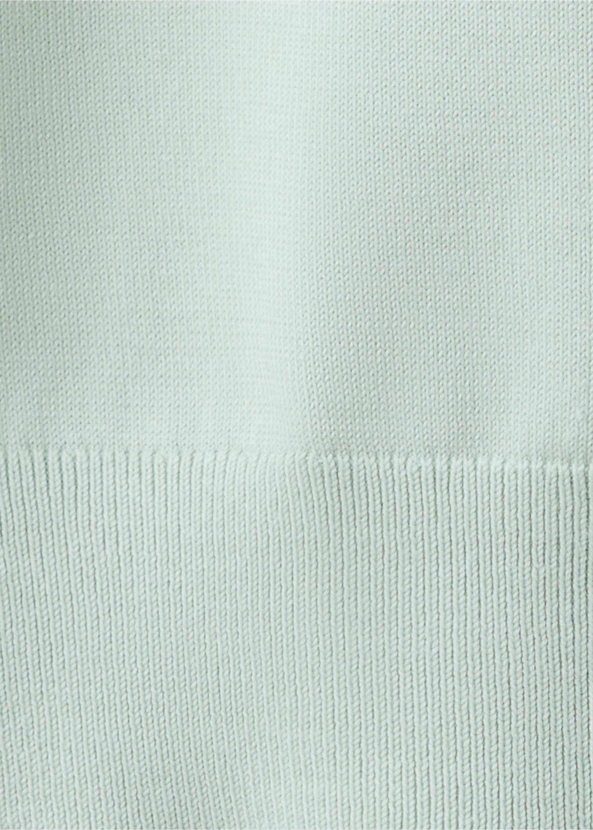 T-shirt maille fine coton - Détail de l'article 0, Vert pastel. Ref: 37081435-00.