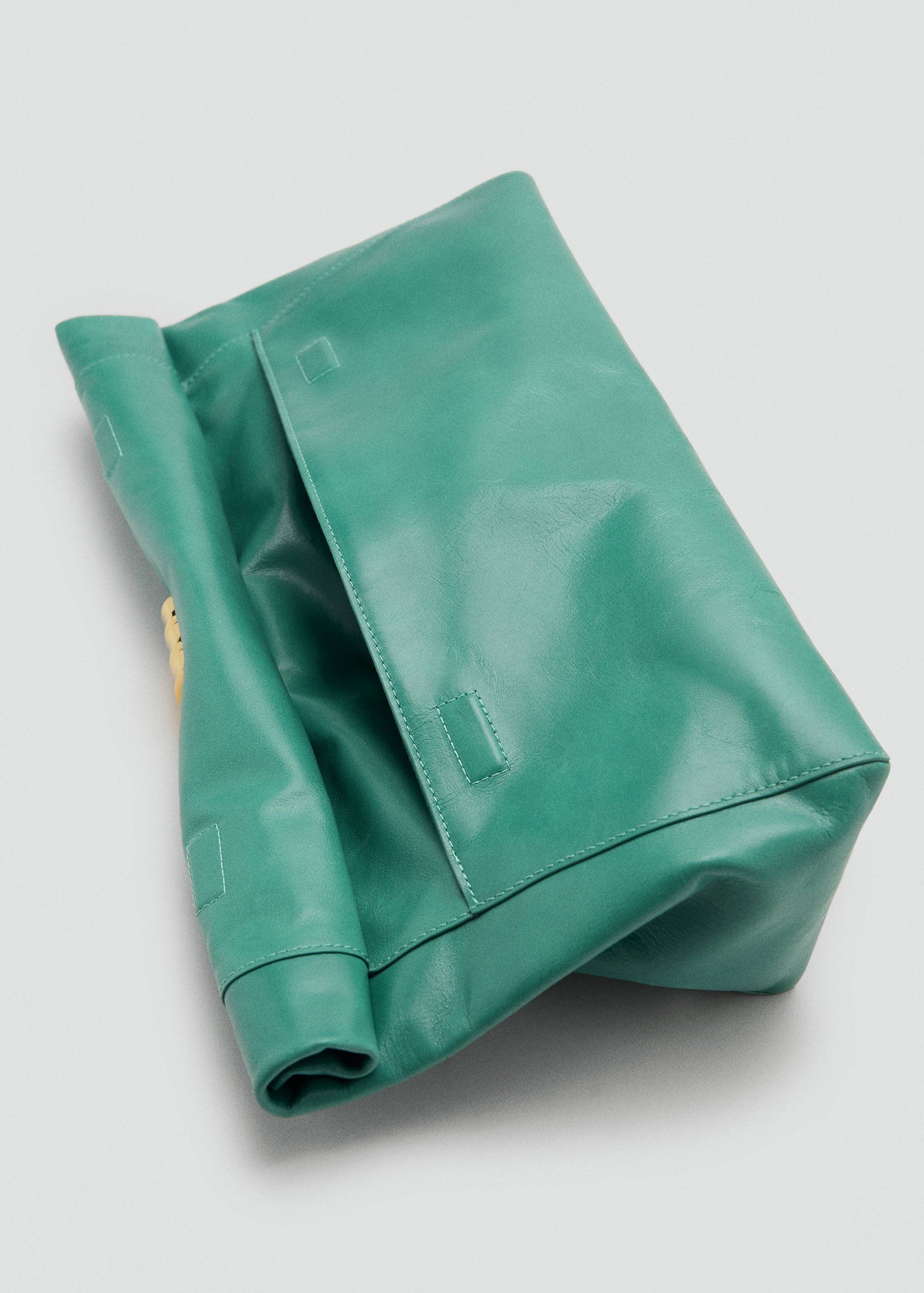 Leather handbag with metal embellishment - Details of the article 3