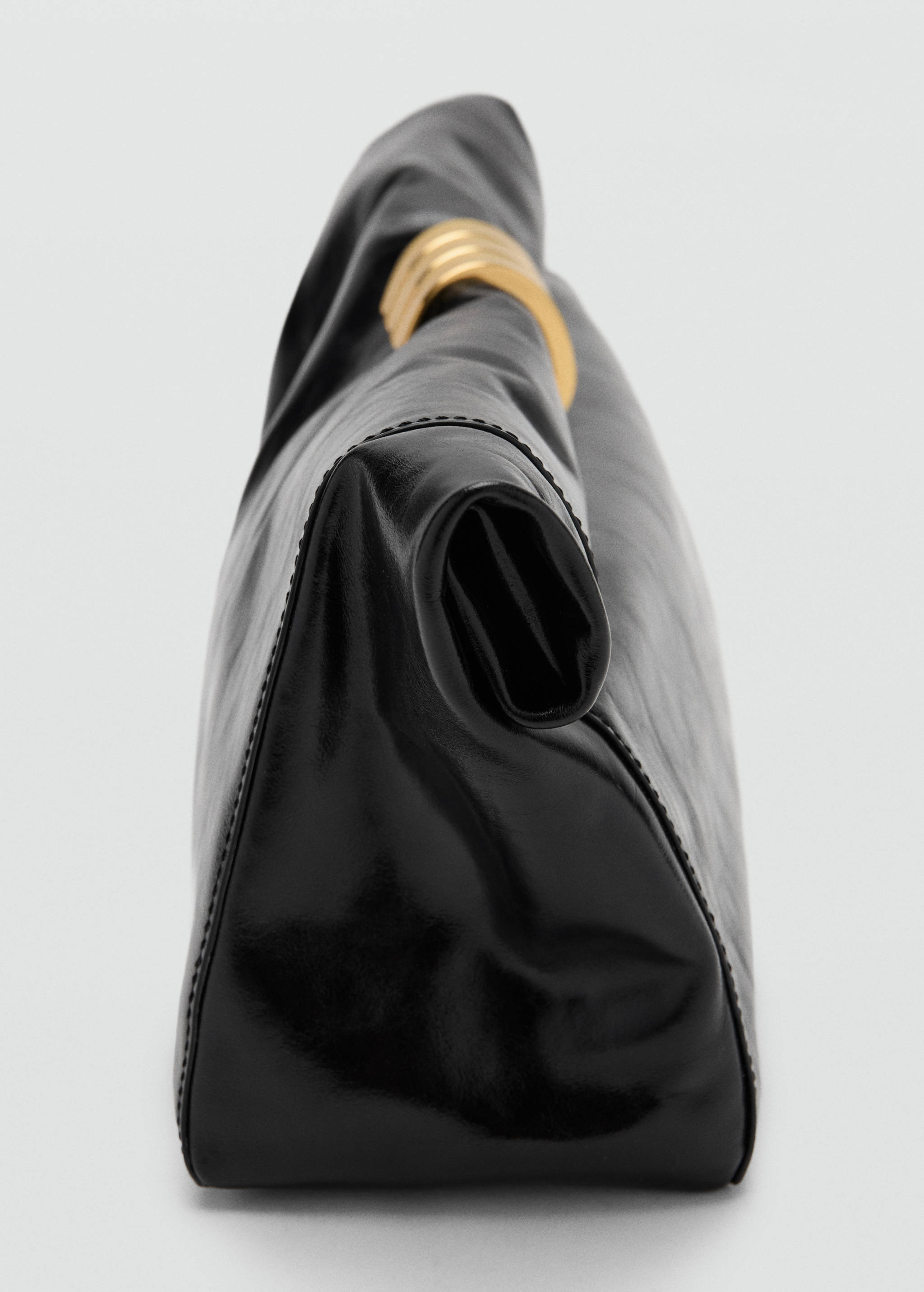 Leather handbag with metal embellishment - Details of the article 1