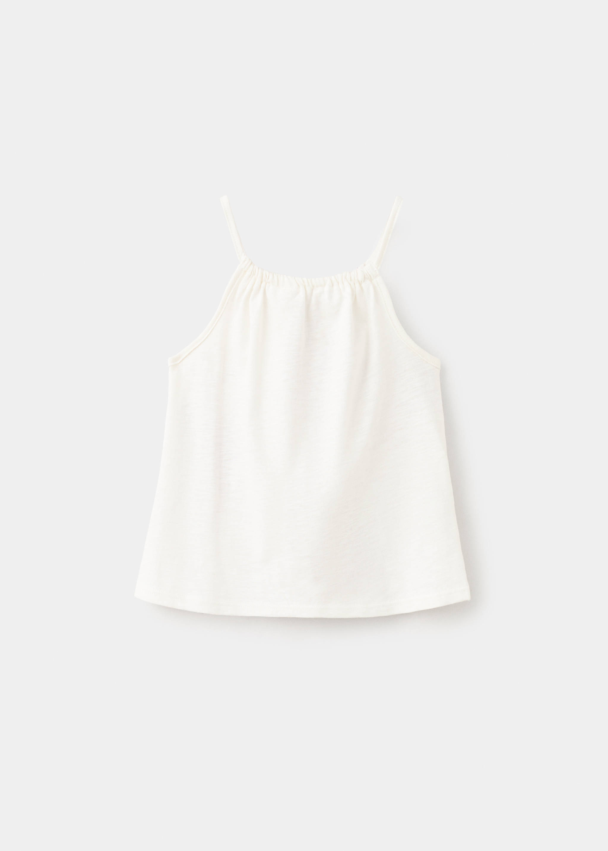 100% cotton t-shirt with embroidered detail - Reverse of the article