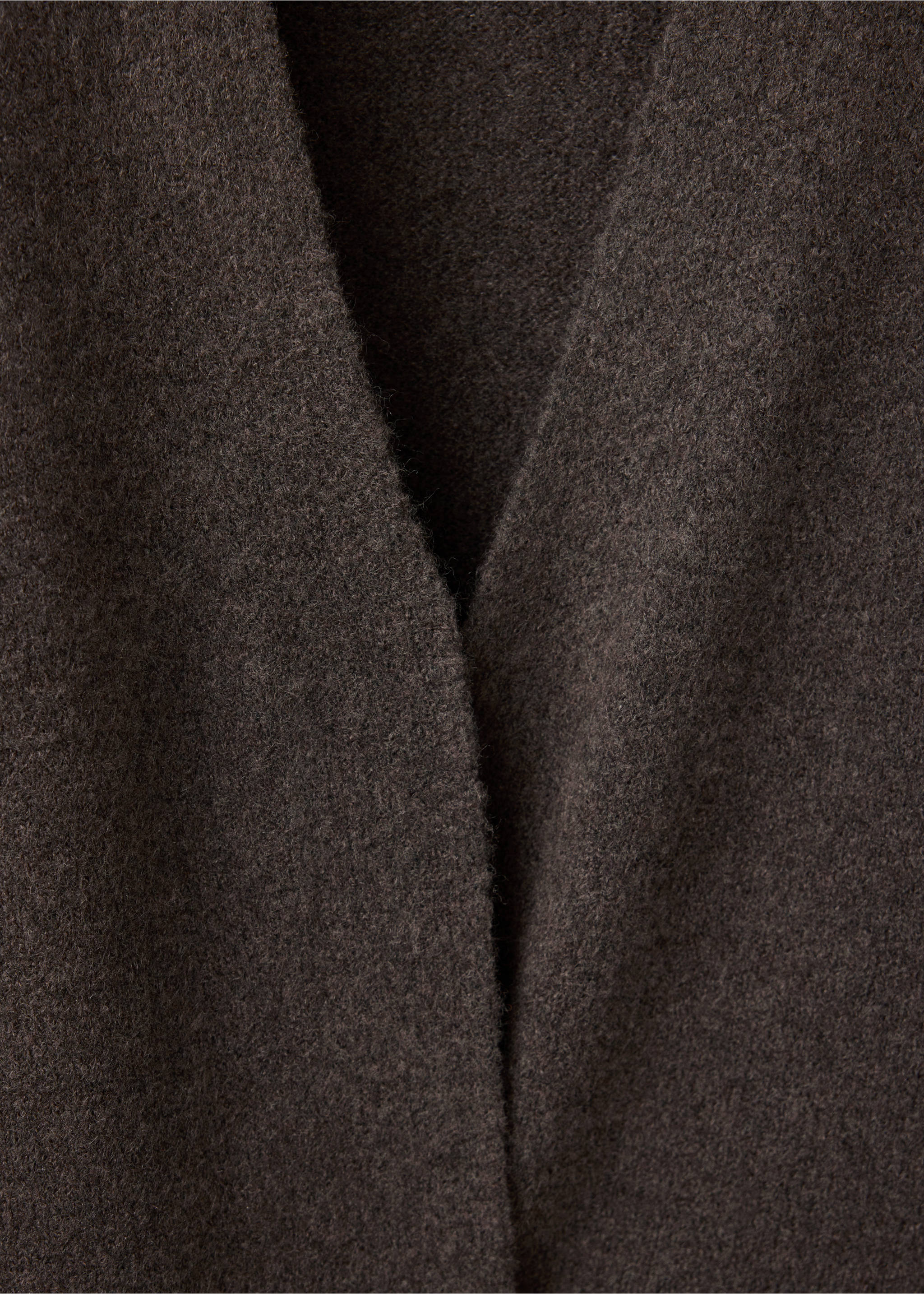 Robe de chambre longue en tricot - Détail de l'article 8, Chocolat. Ref: 37081439-00.