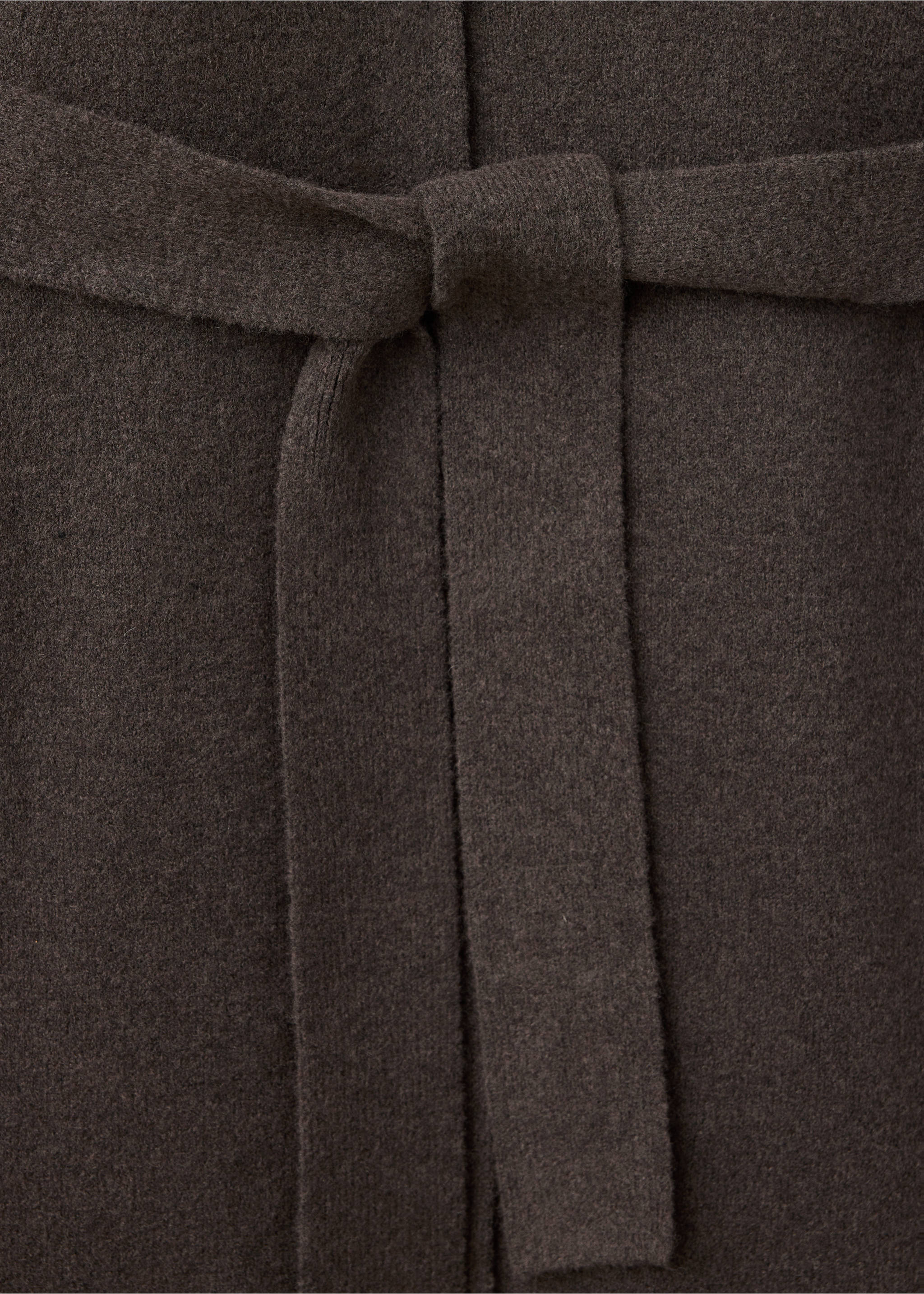 Robe de chambre longue en tricot - Détail de l'article 0, Chocolat. Ref: 37081439-00.
