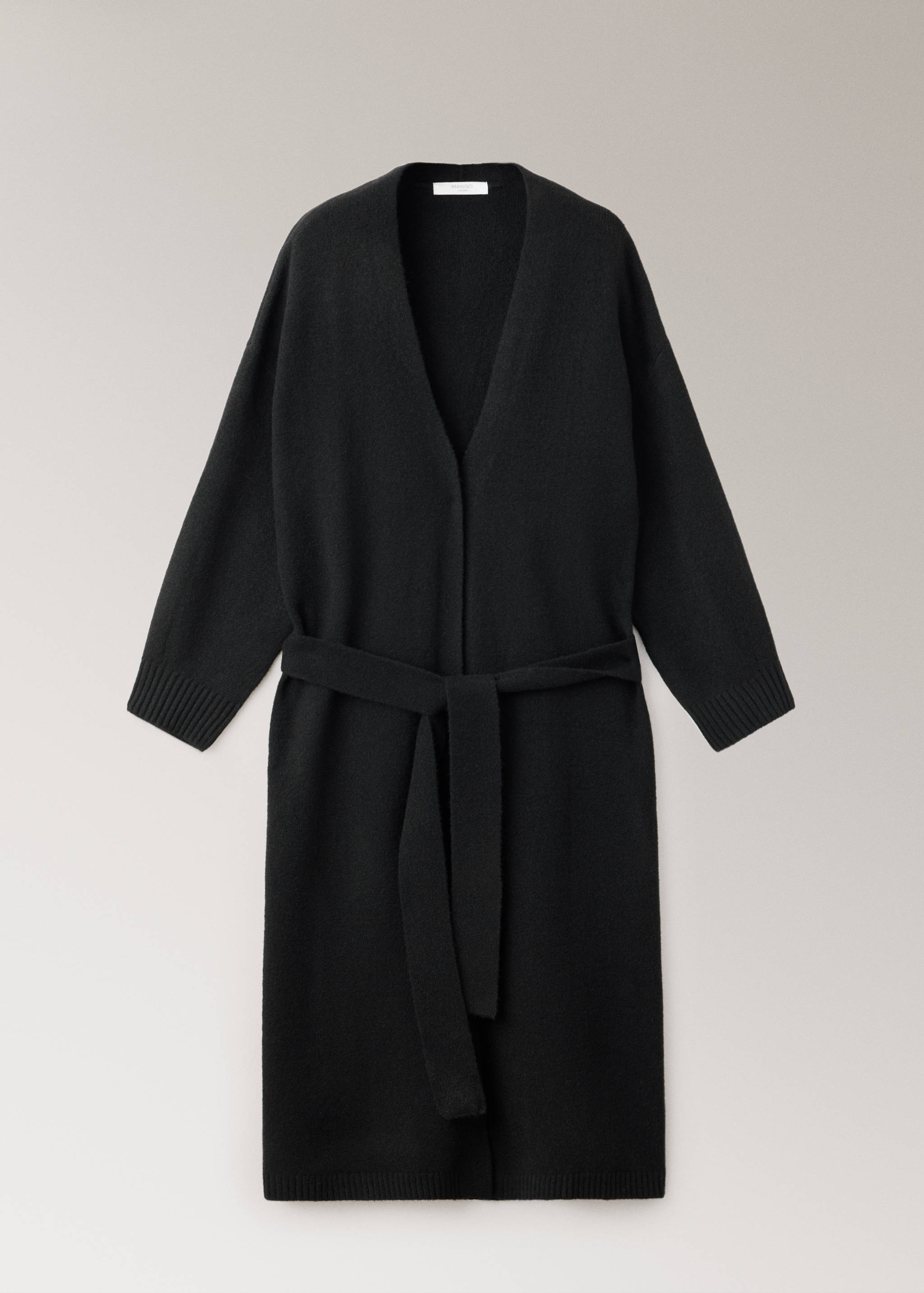 Robe de chambre longue en tricot - Article sans modèle