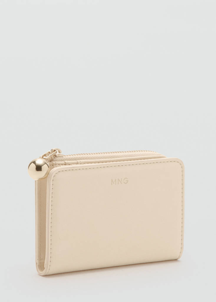Mini-bead small purse — Pastel Yellow